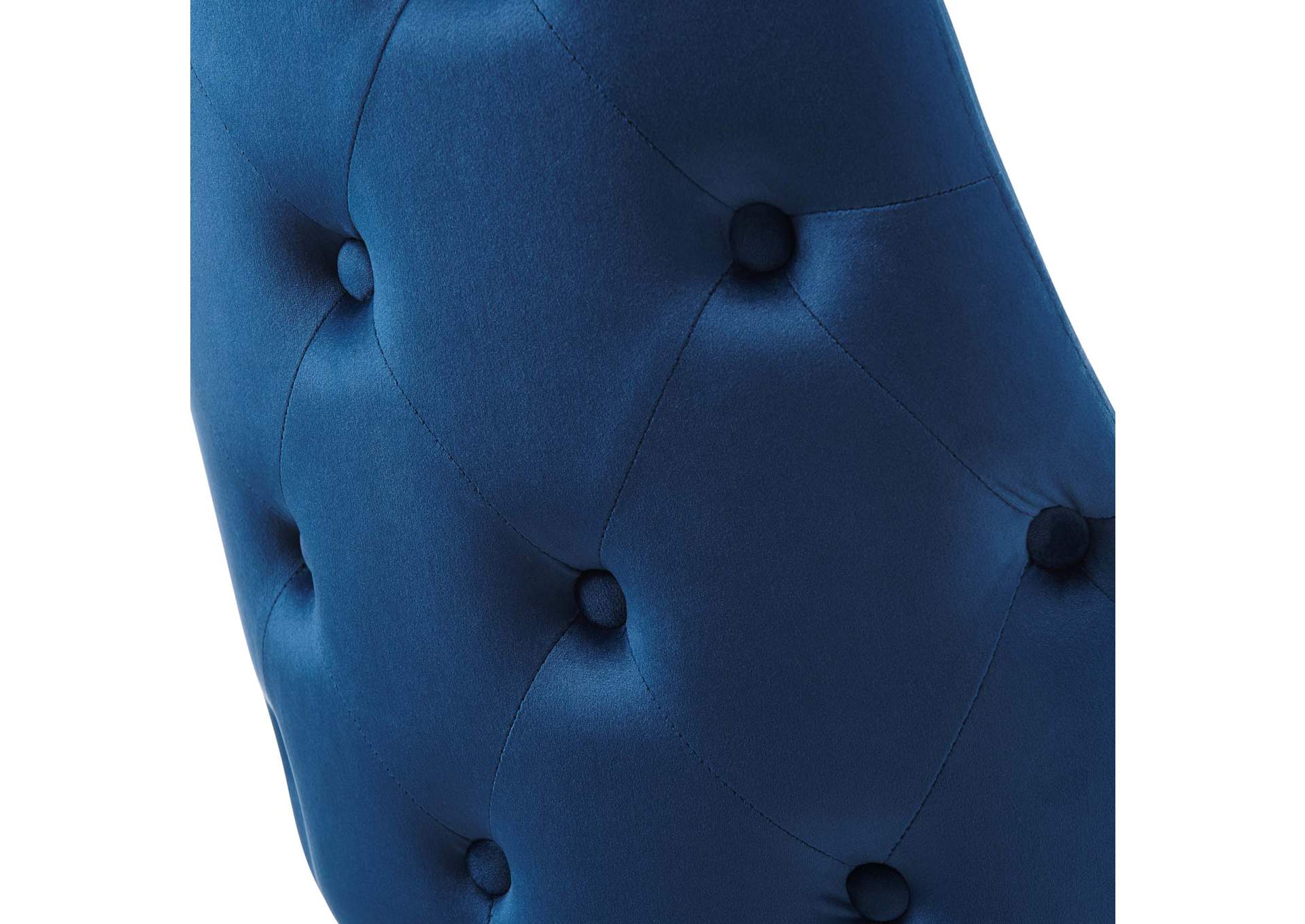 Navy Adorn Tufted Performance Velvet Dining Side Chair,Modway