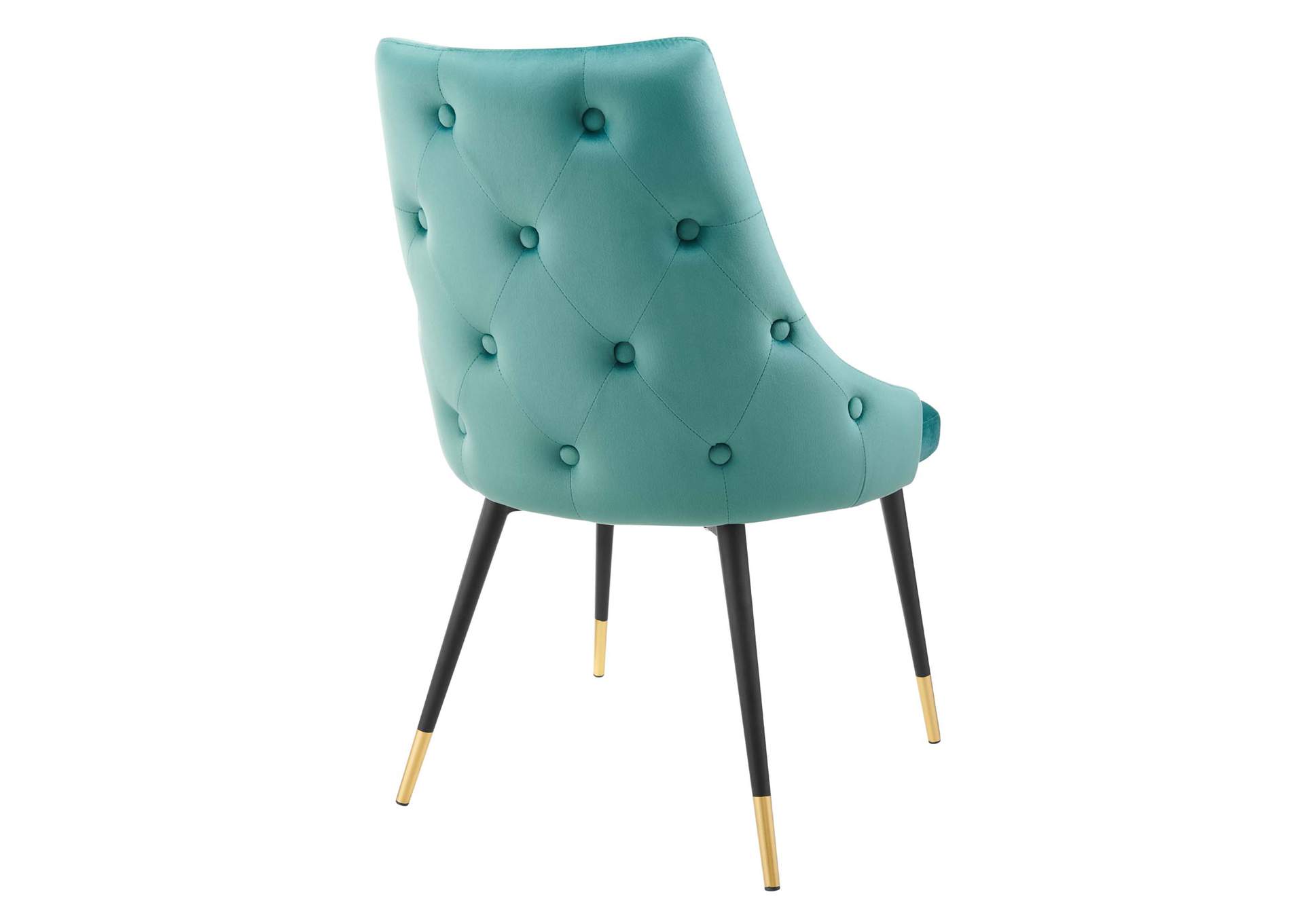 Teal Adorn Tufted Performance Velvet Dining Side Chair,Modway