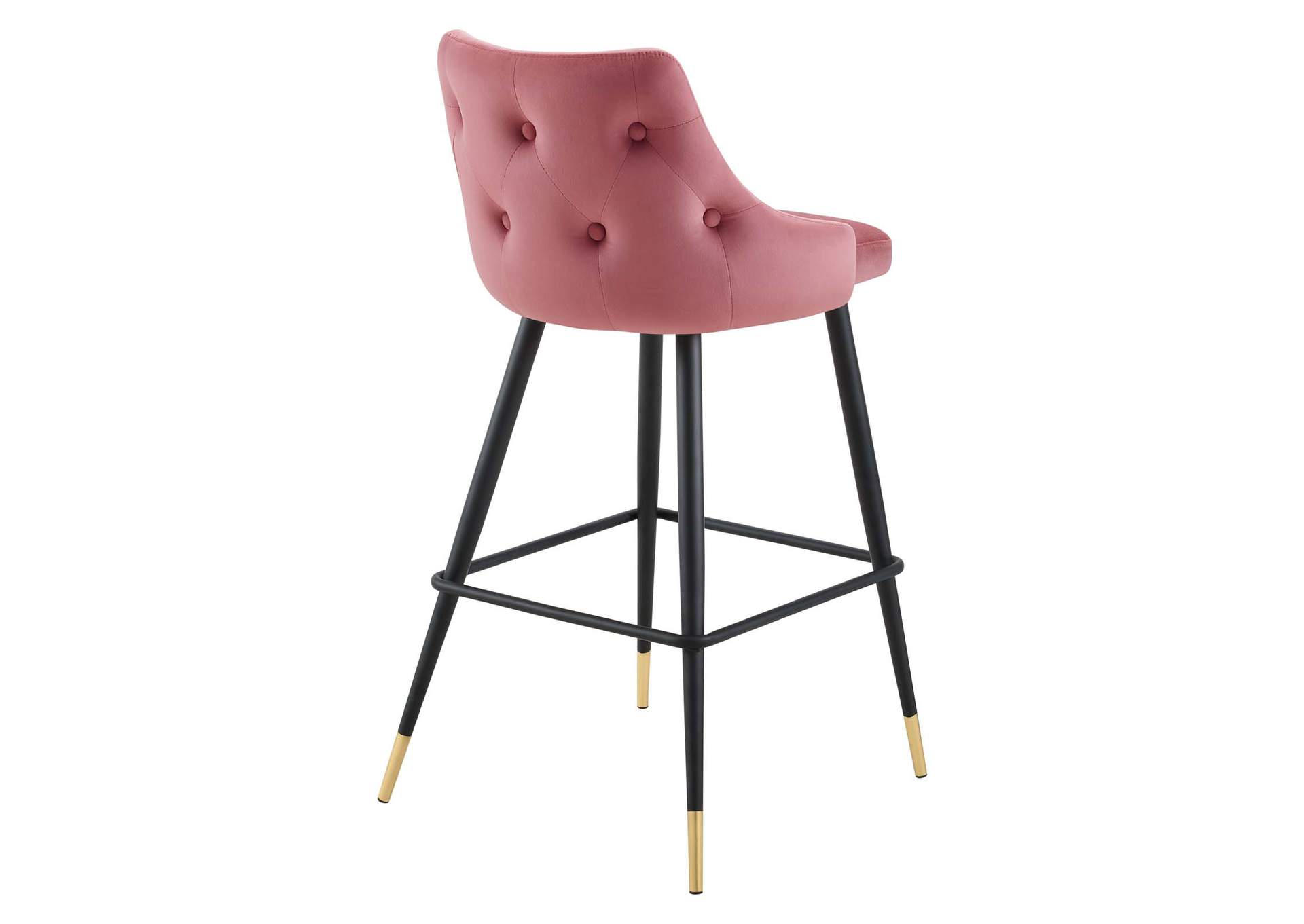 Dusty Rose Adorn Performance Velvet Bar Stool,Modway
