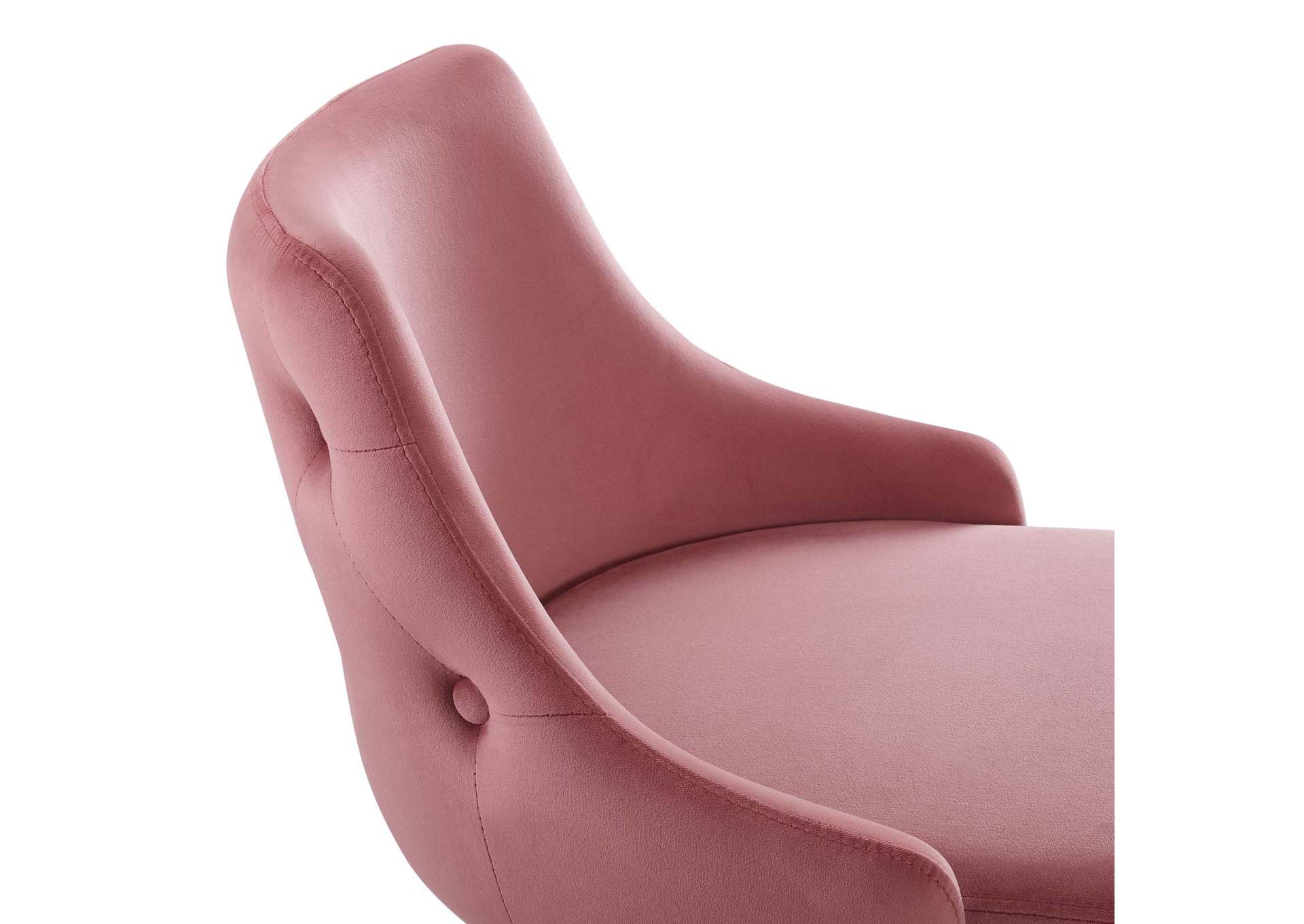 Dusty Rose Adorn Performance Velvet Bar Stool,Modway