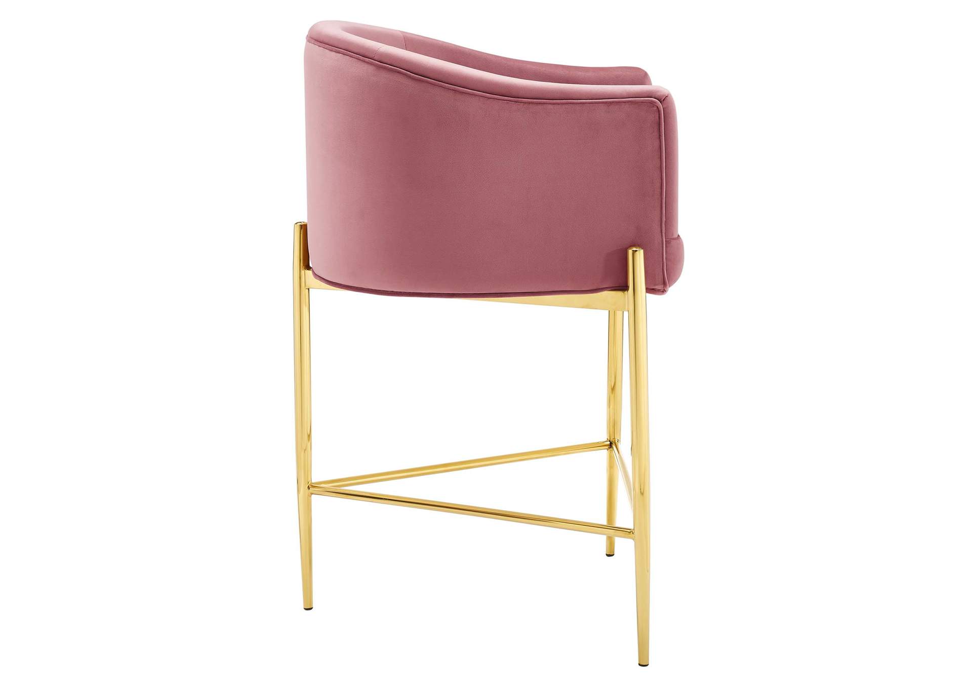 Dusty Rose Savour Tufted Counter Stool,Modway