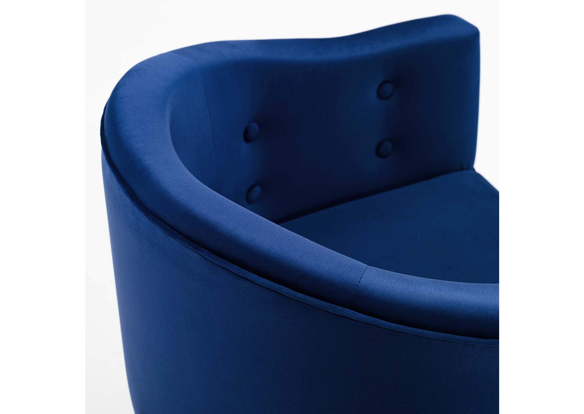 Navy Savour Tufted Counter Stool,Modway