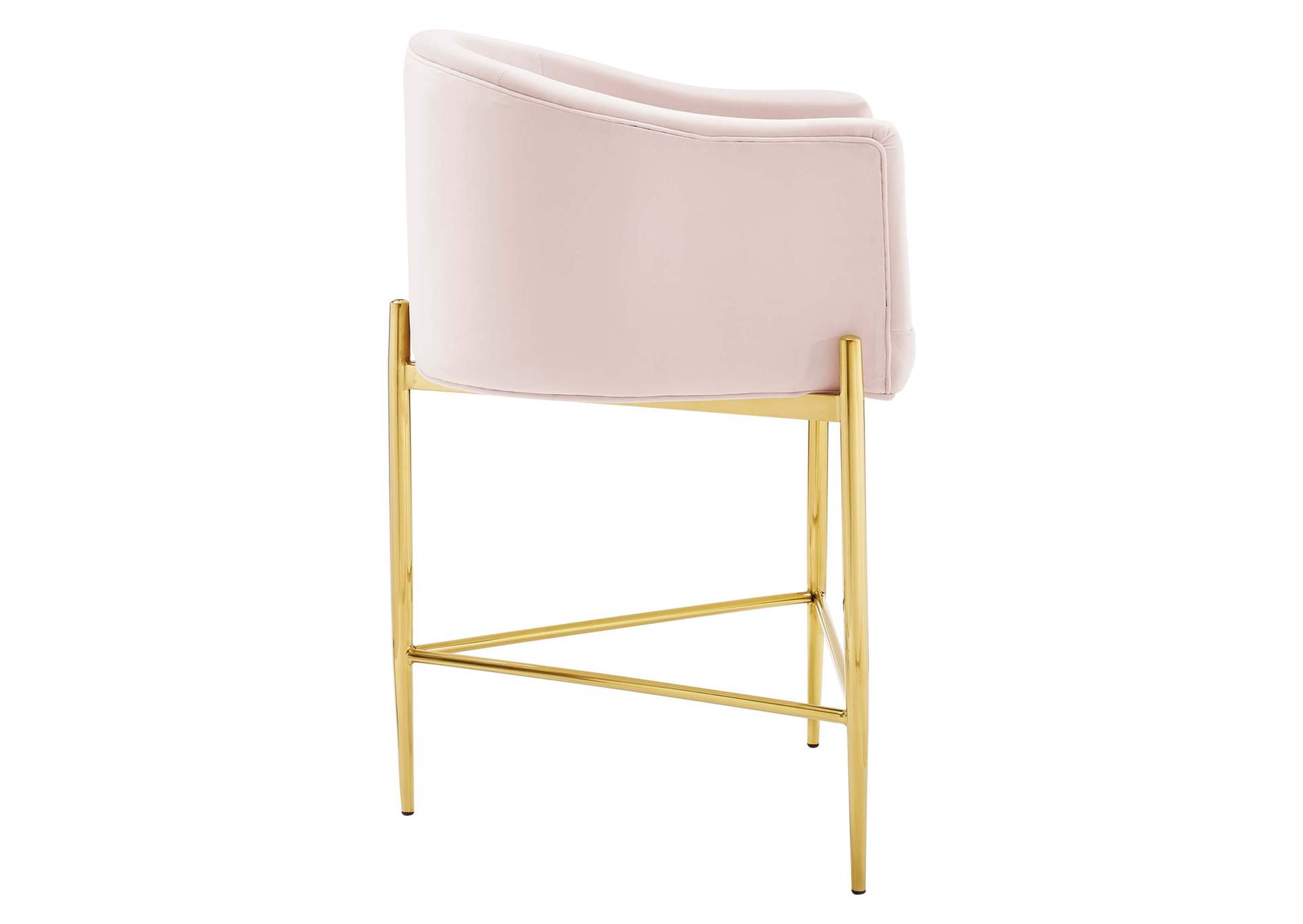 Pink Savour Tufted Counter Stool,Modway