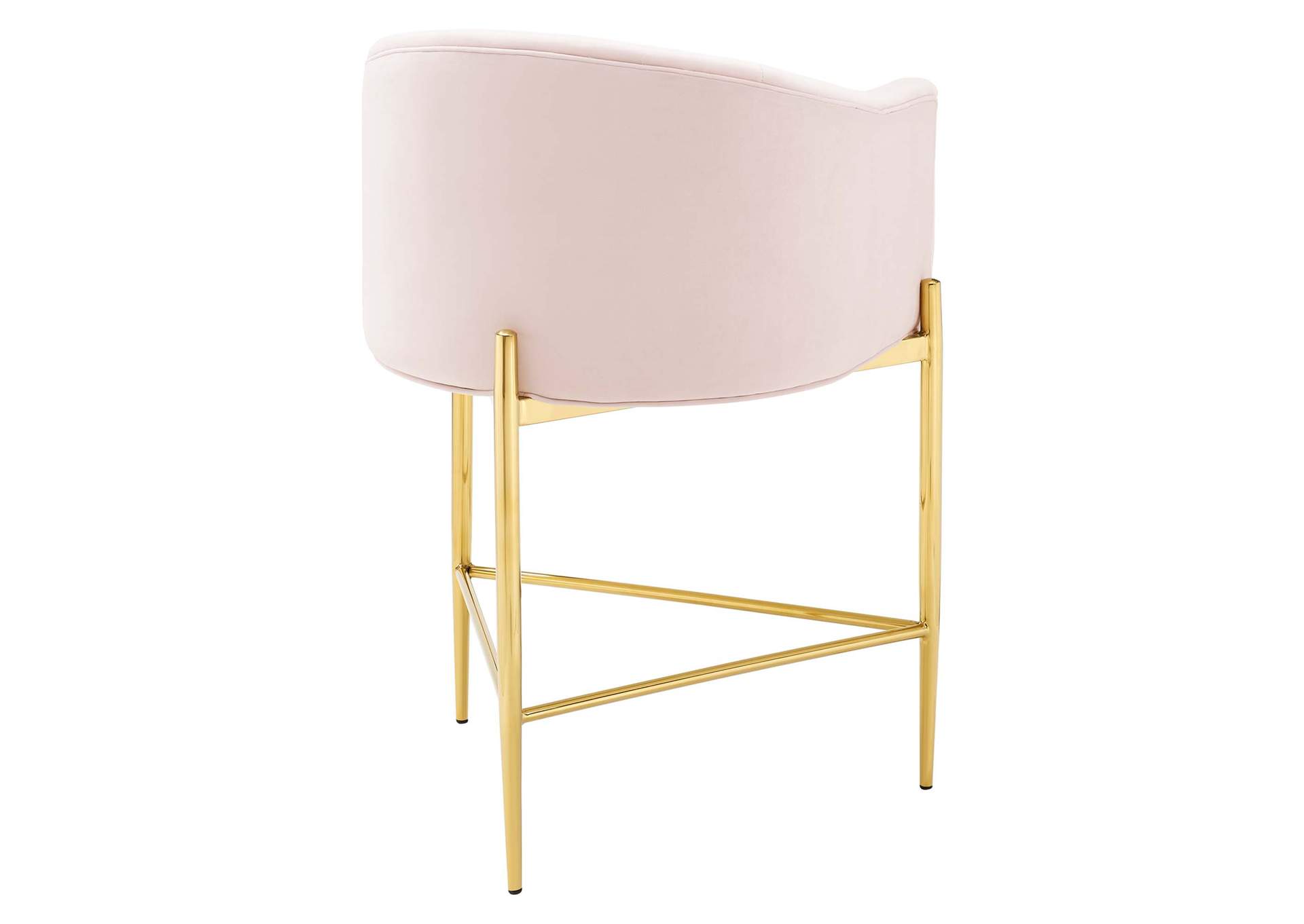 Pink Savour Tufted Counter Stool,Modway