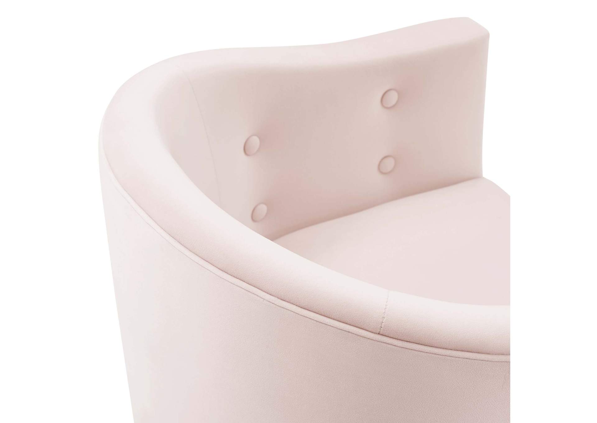 Pink Savour Tufted Counter Stool,Modway