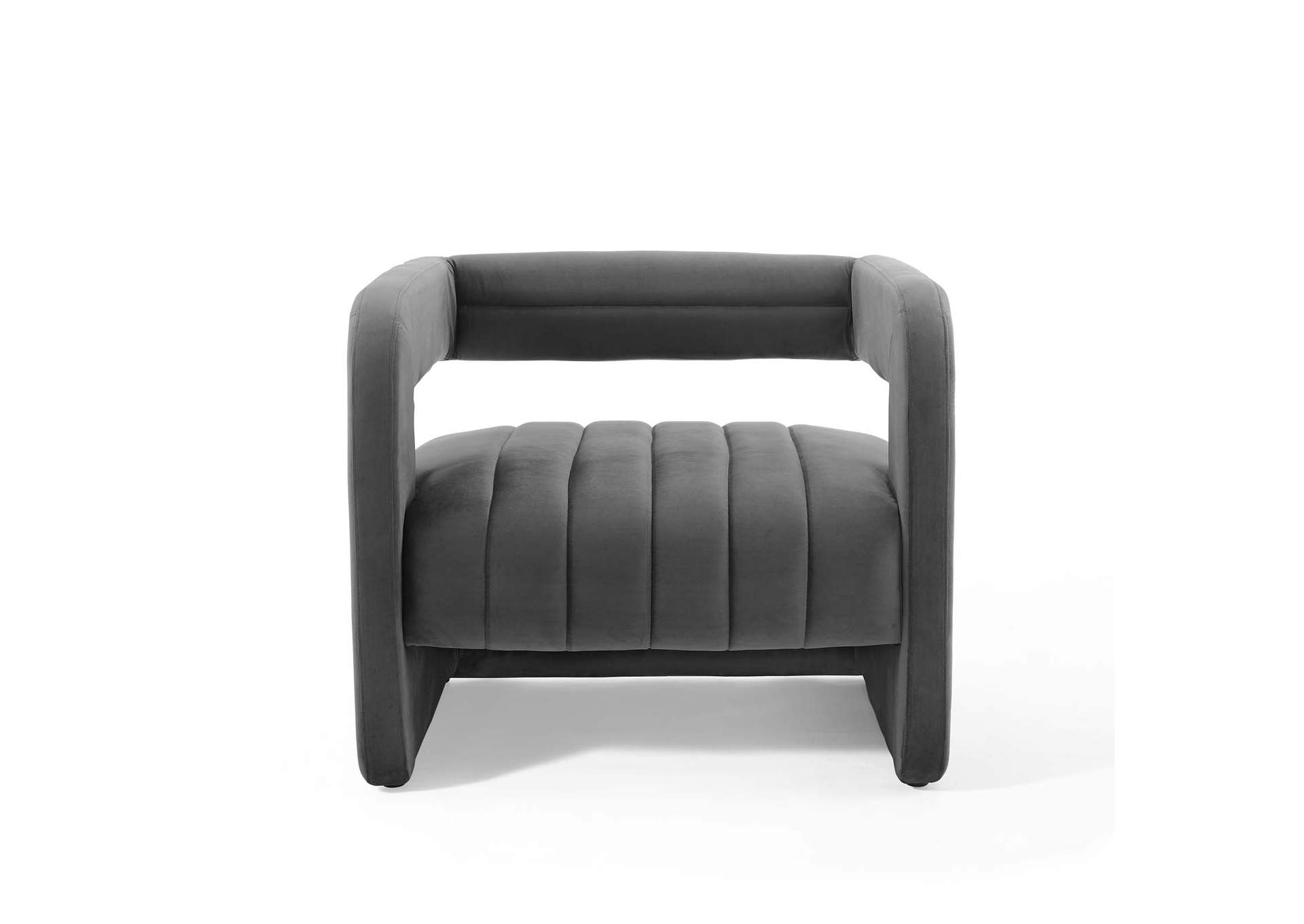 Charcoal Range Tufted Performance Velvet Accent Arm Chair,Modway