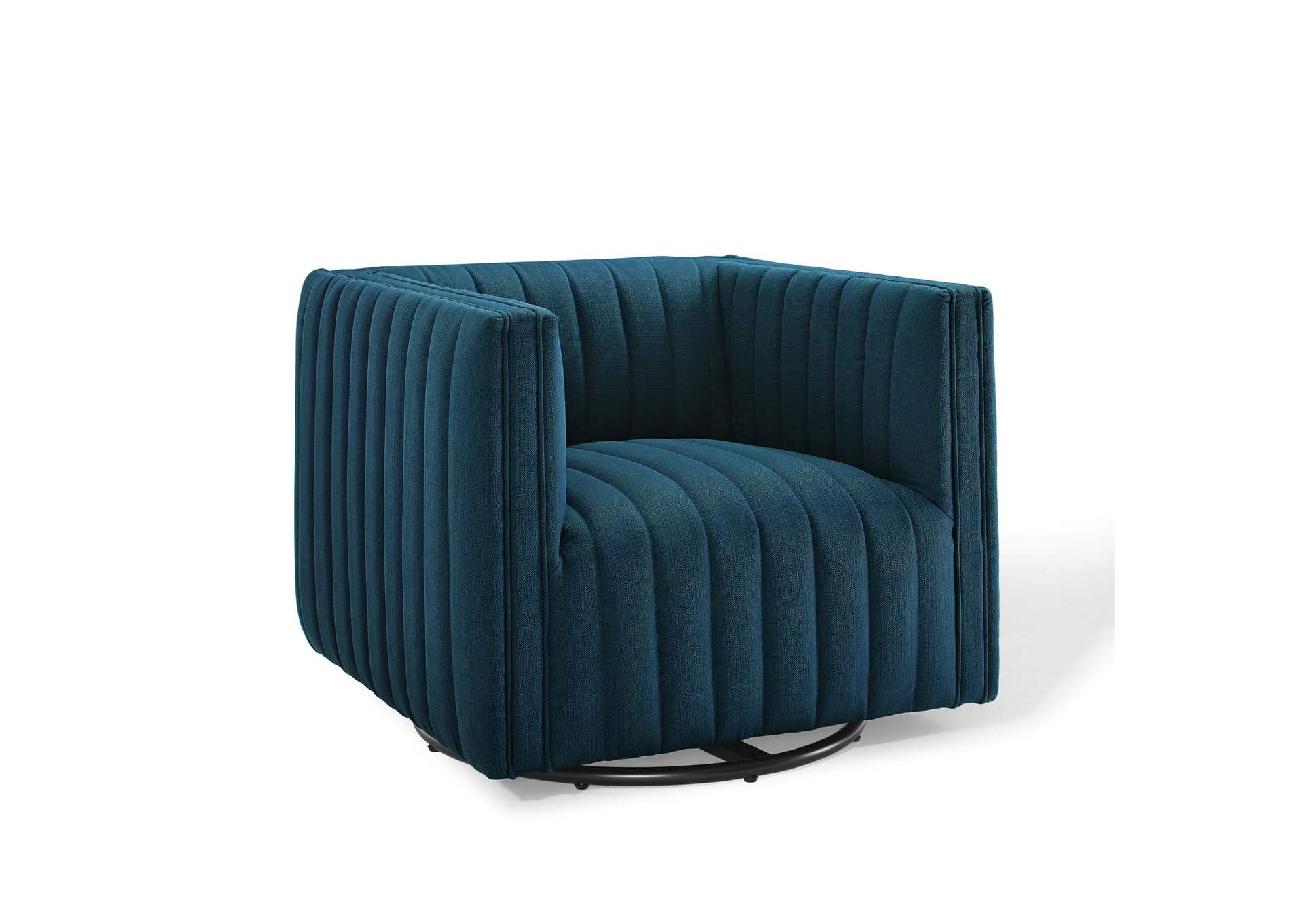 Azure Conjure Tufted Swivel Upholstered Arm Chair,Modway