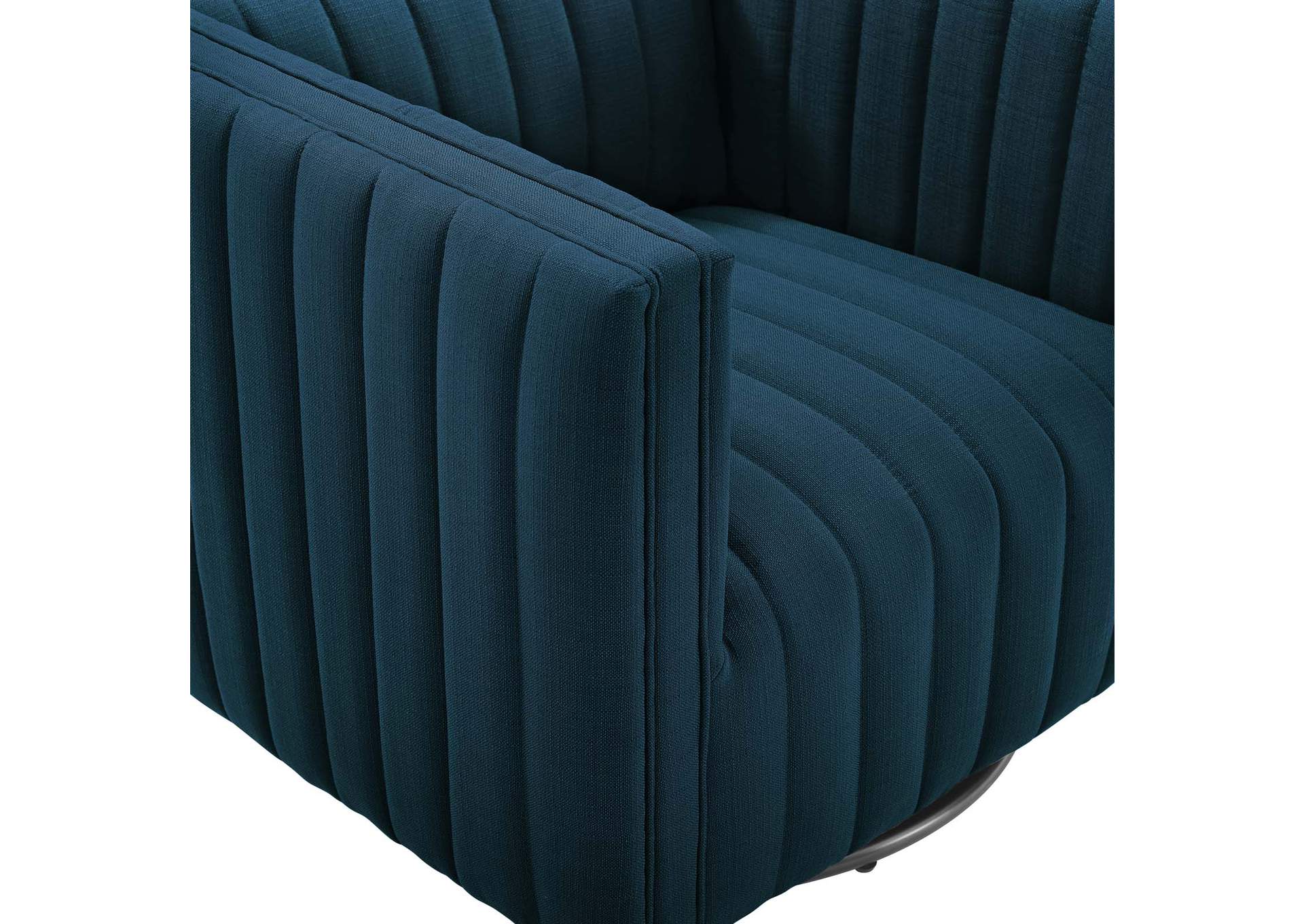 Azure Conjure Tufted Swivel Upholstered Arm Chair,Modway