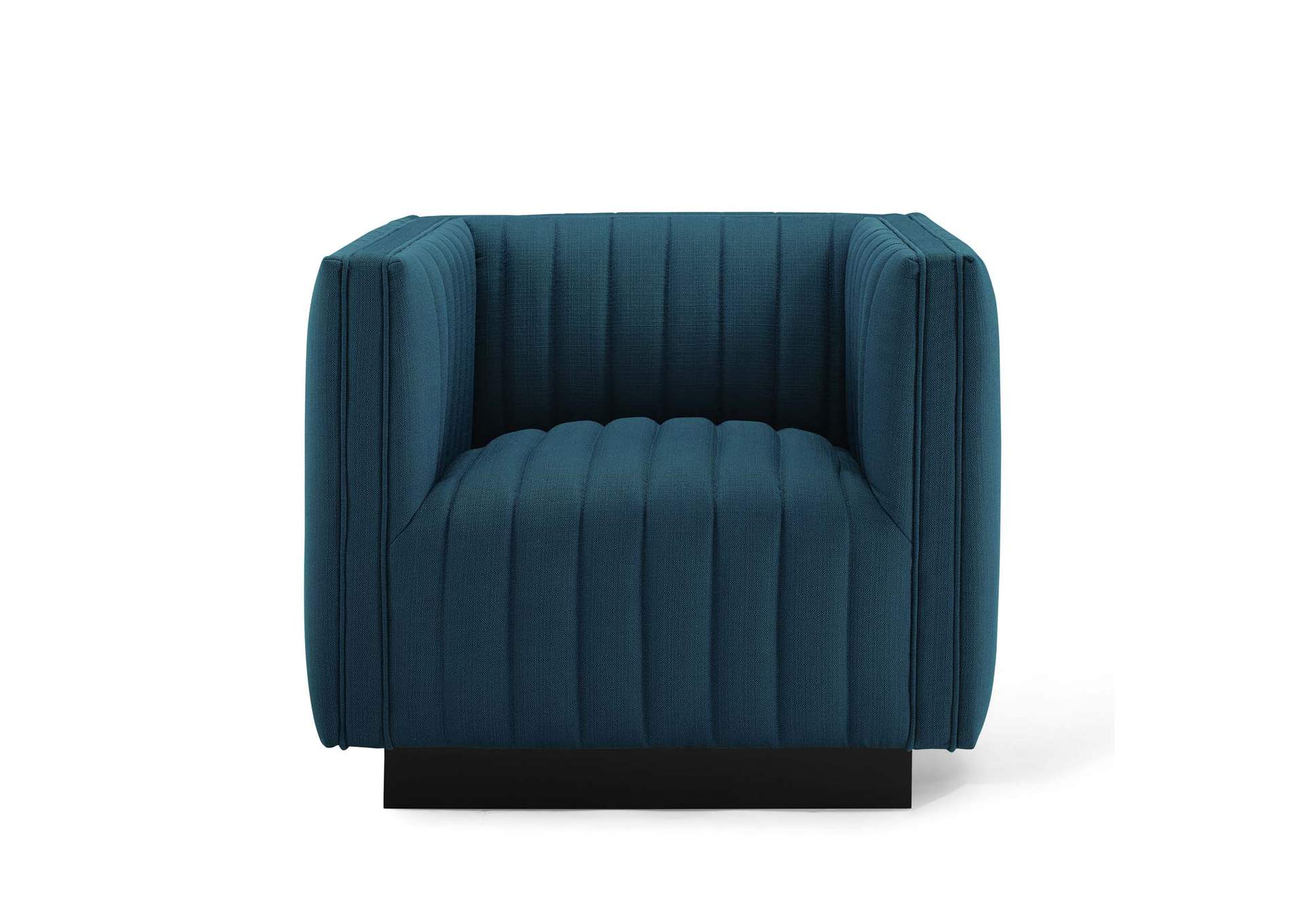 Azure Conjure Tufted Upholstered Fabric Arm Chair,Modway