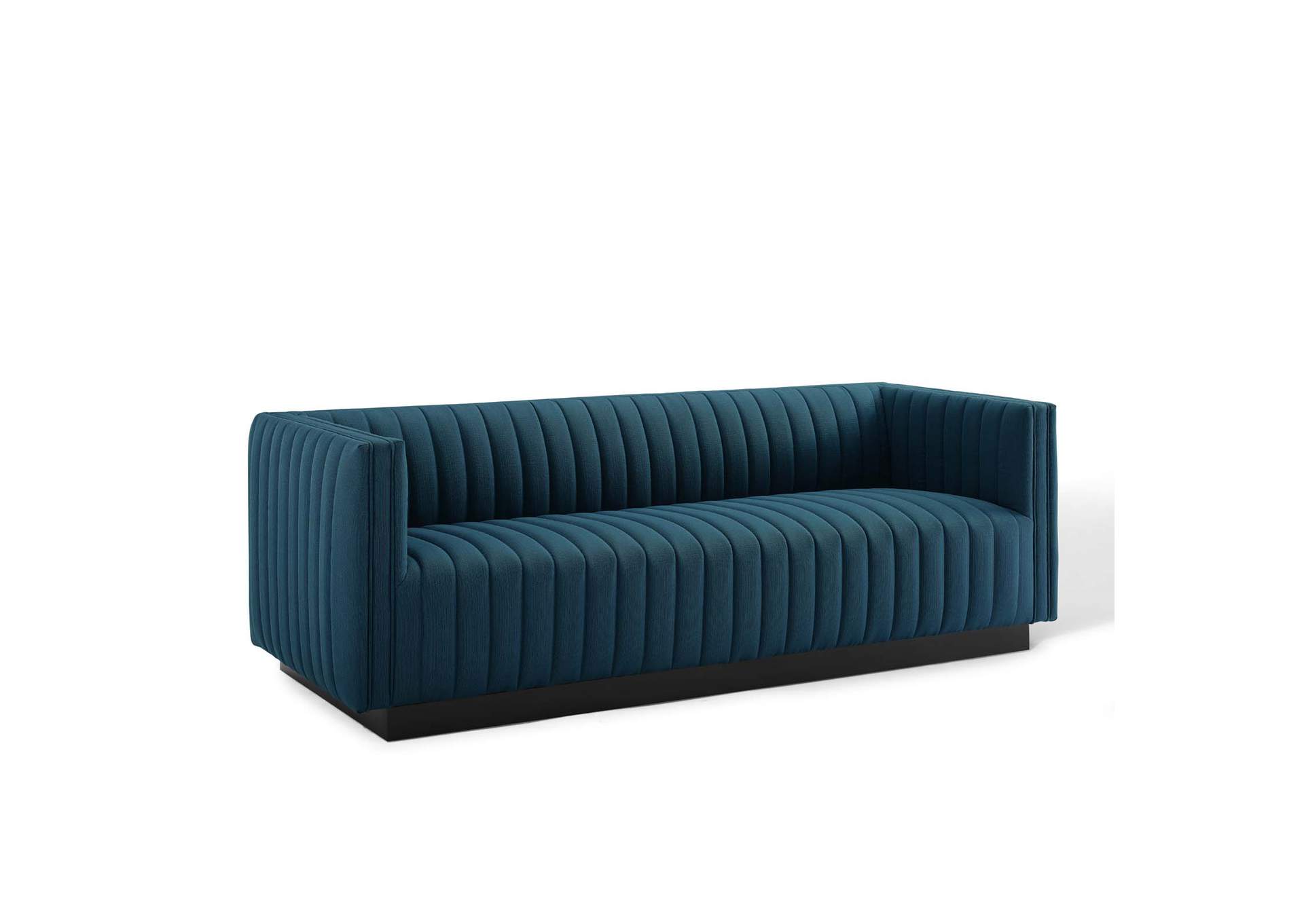 Azure Conjure Tufted Upholstered Fabric Sofa,Modway