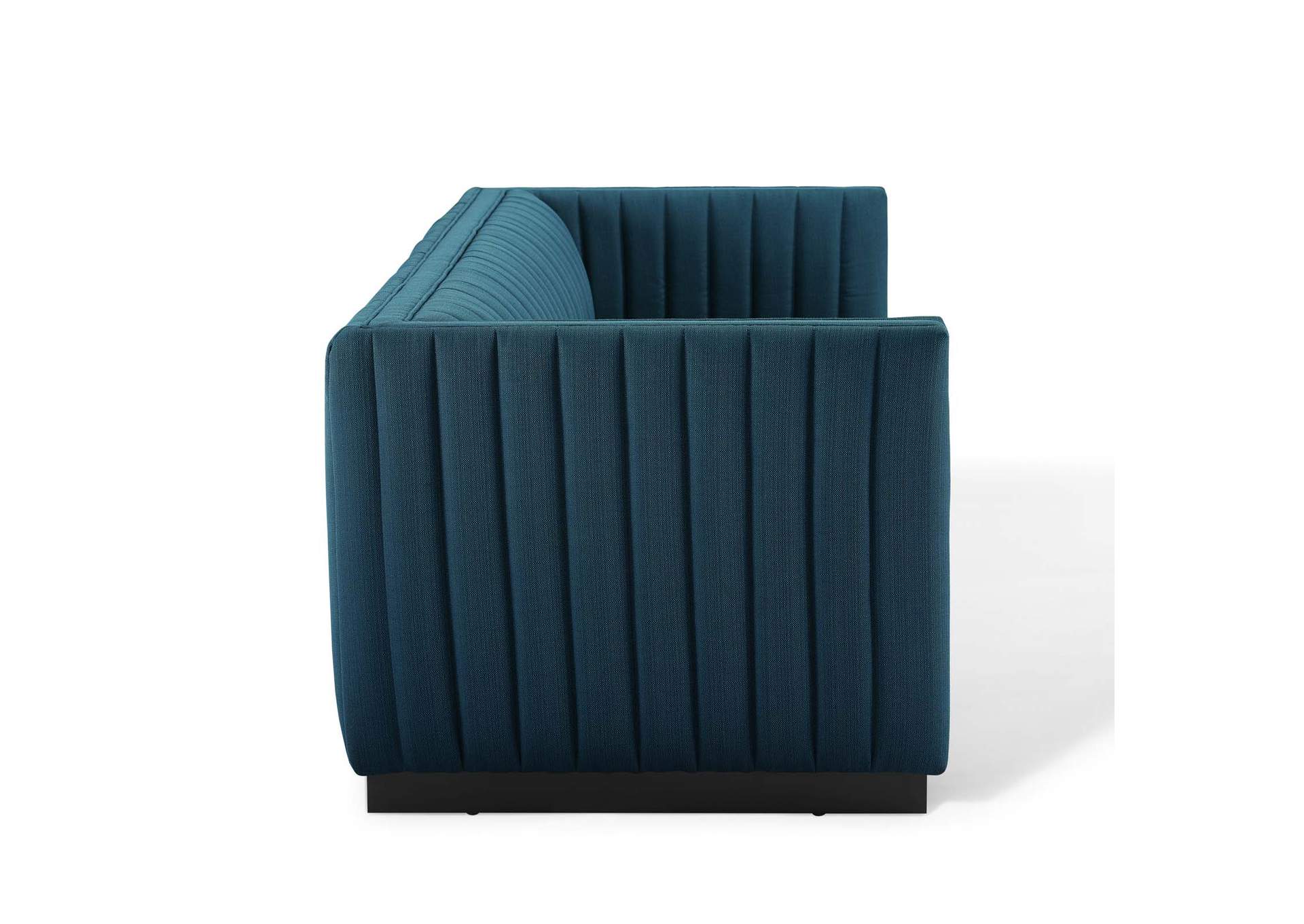 Azure Conjure Tufted Upholstered Fabric Sofa,Modway