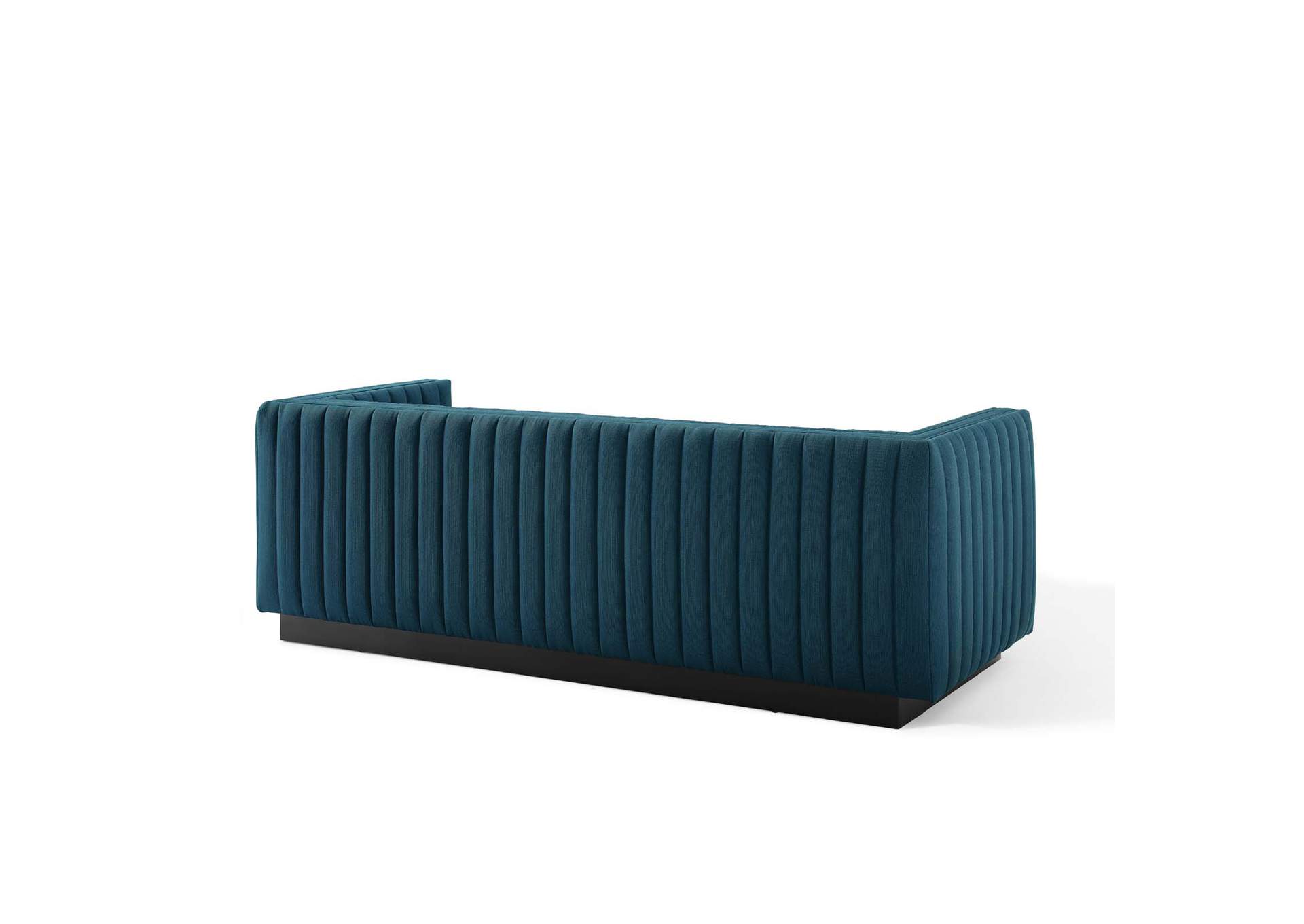 Azure Conjure Tufted Upholstered Fabric Sofa,Modway