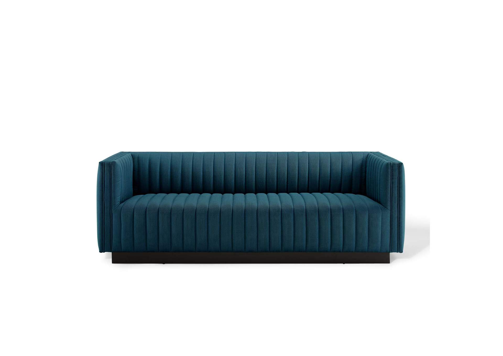 Azure Conjure Tufted Upholstered Fabric Sofa,Modway
