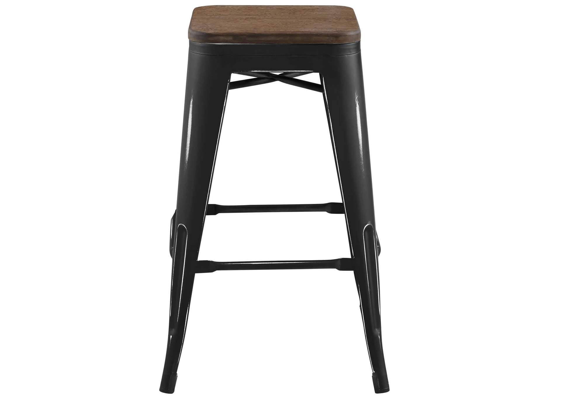 Black Promenade Counter Stool [Set of 2],Modway