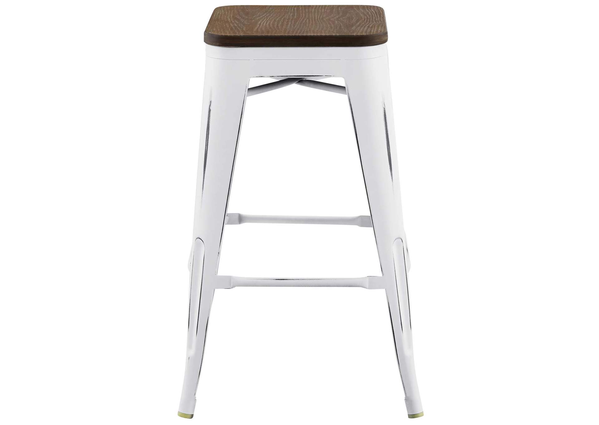 White Promenade Counter Stool [Set of 2],Modway