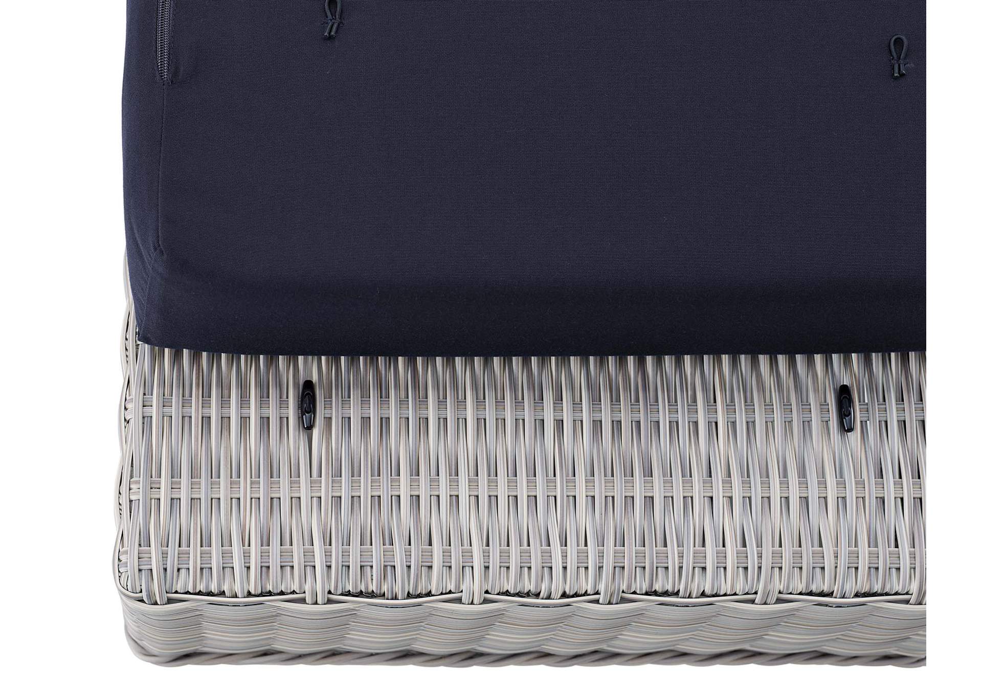 Light Gray Navy Conway Sunbrella,Modway