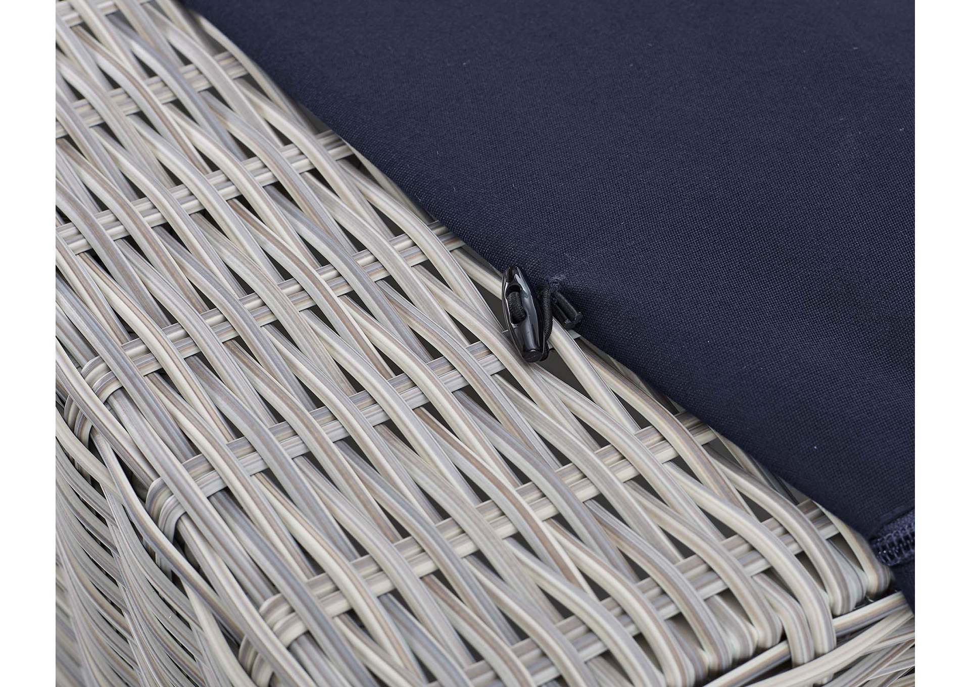 Light Gray Navy Conway Sunbrella,Modway