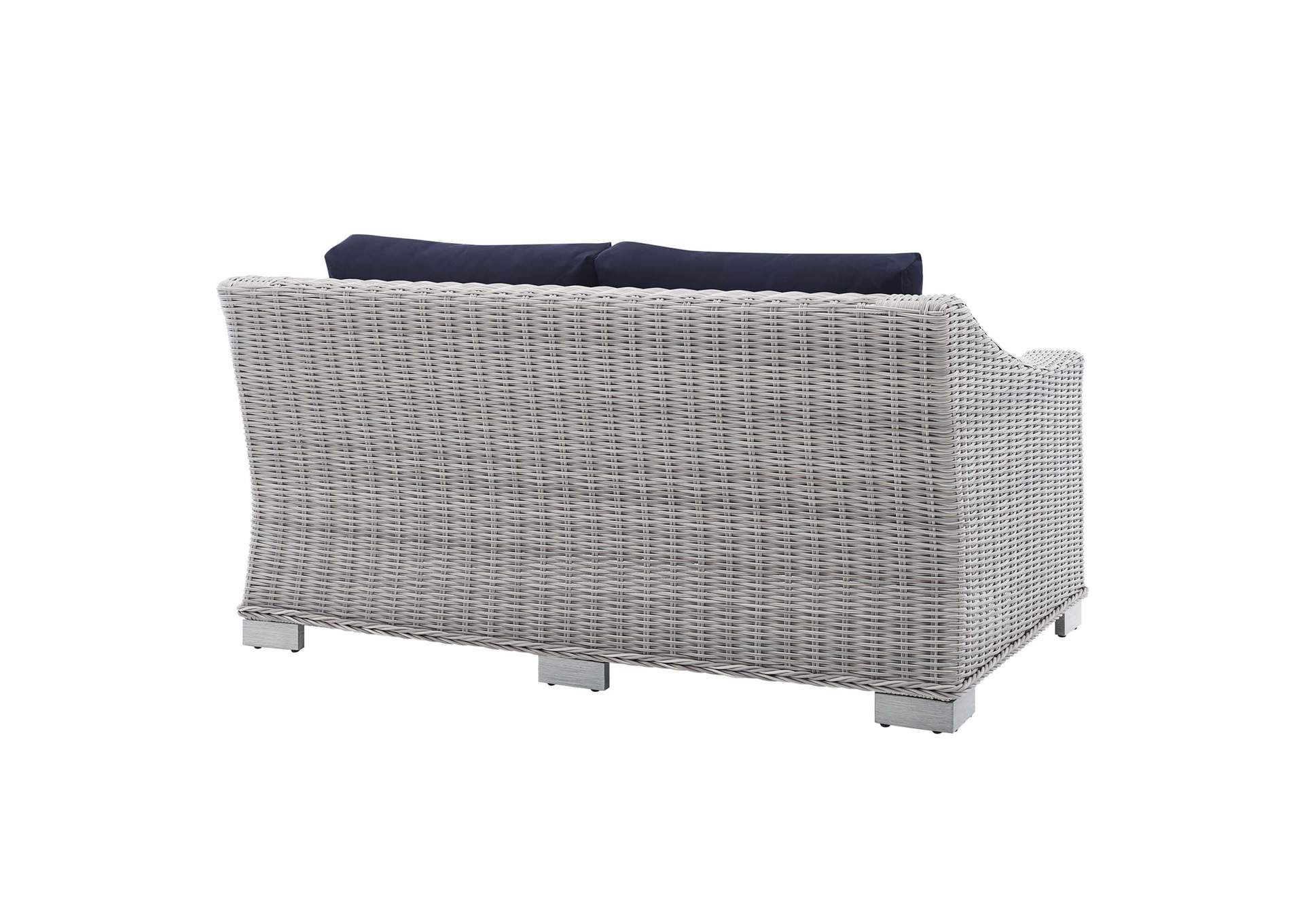 Light Gray Navy Conway Sunbrella,Modway
