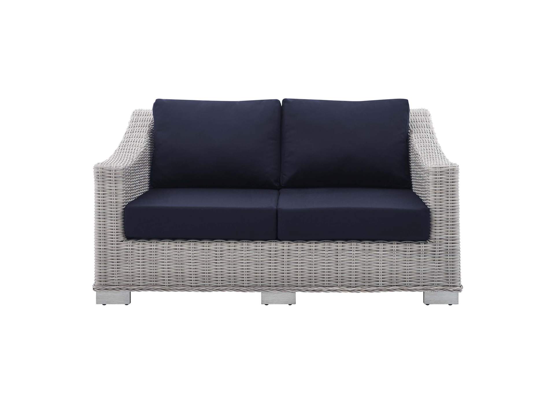 Light Gray Navy Conway Sunbrella,Modway