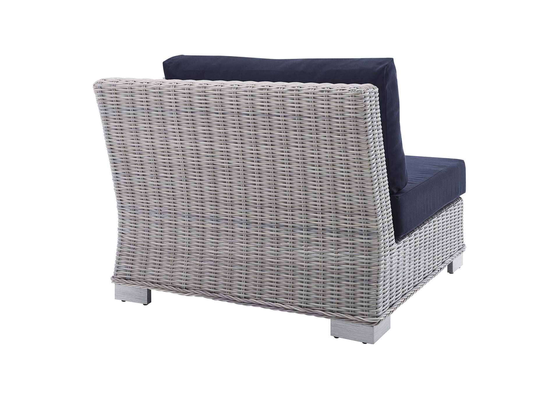 Light Gray Navy Conway Sunbrella,Modway