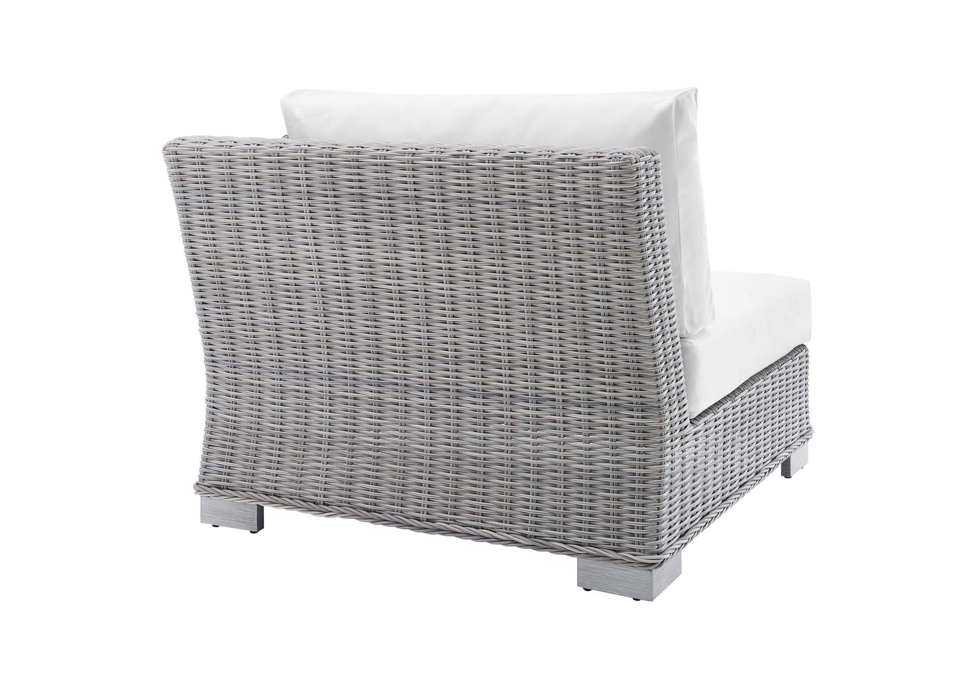 Light Gray White Conway Sunbrella,Modway