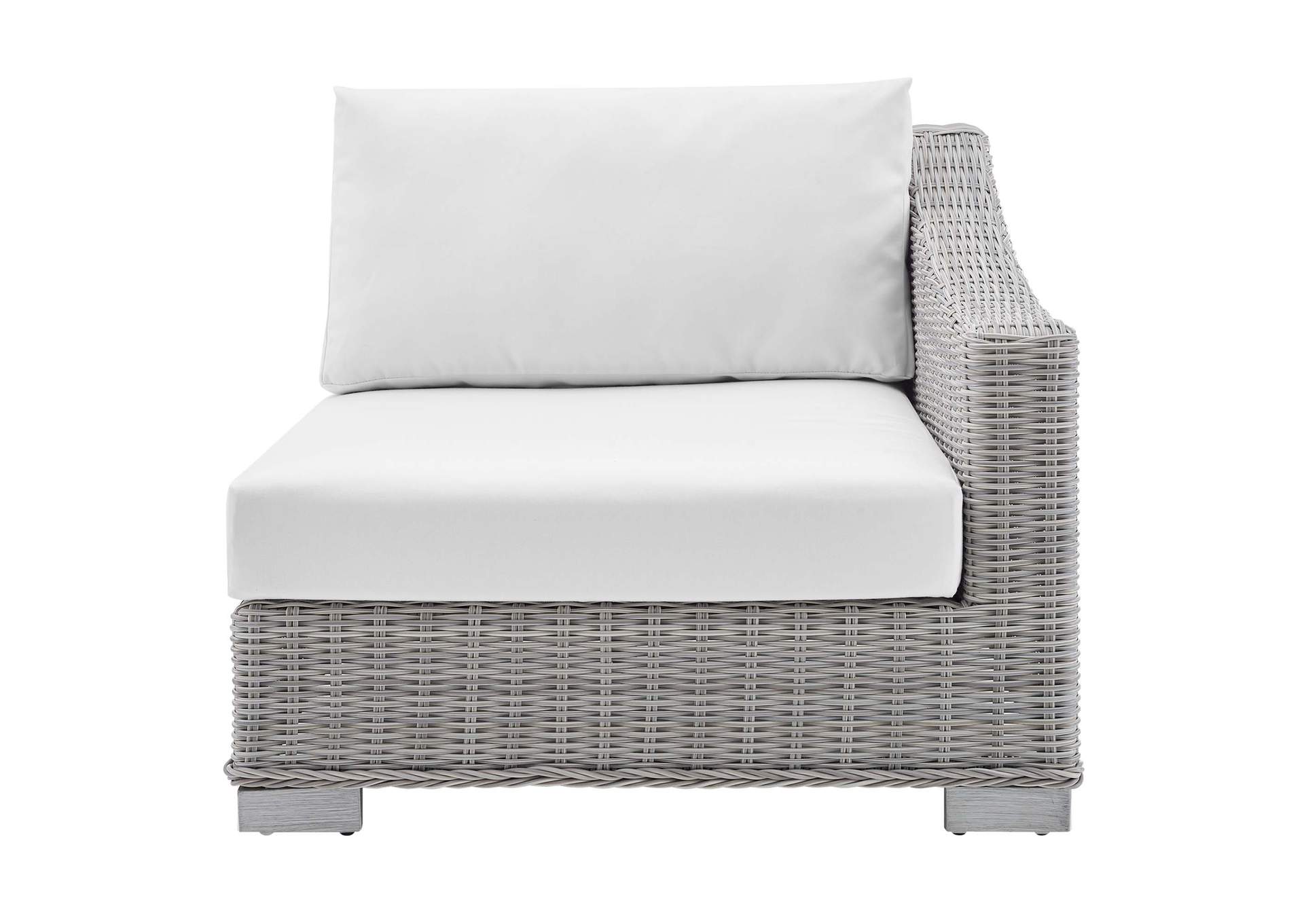 Light Gray White Conway Sunbrella,Modway