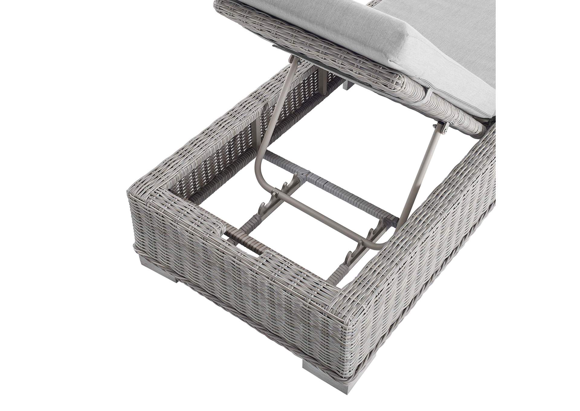 Light Gray Gray Conway Sunbrella,Modway