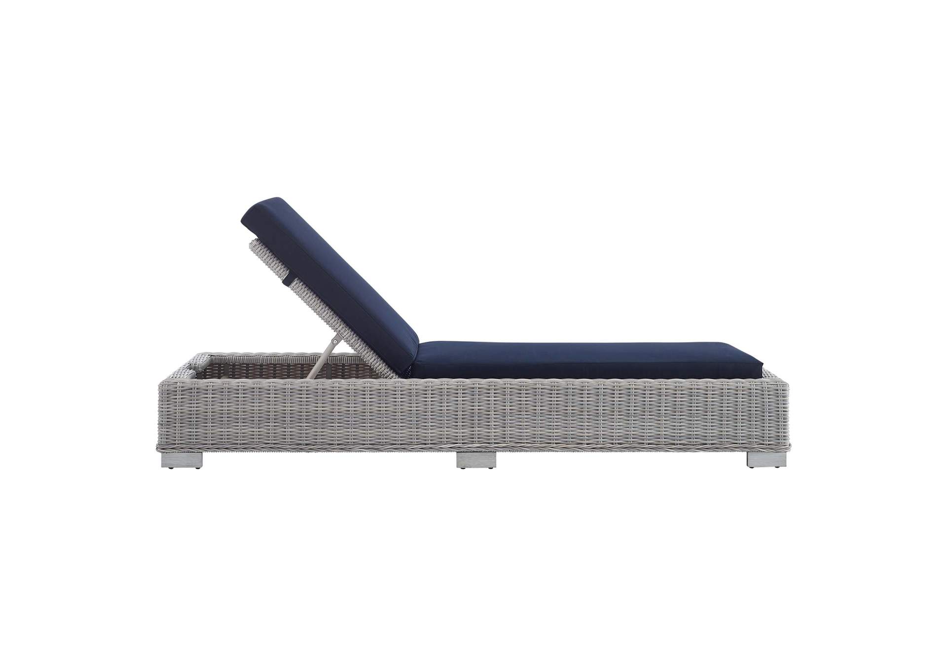 Light Gray Navy Conway Sunbrella,Modway