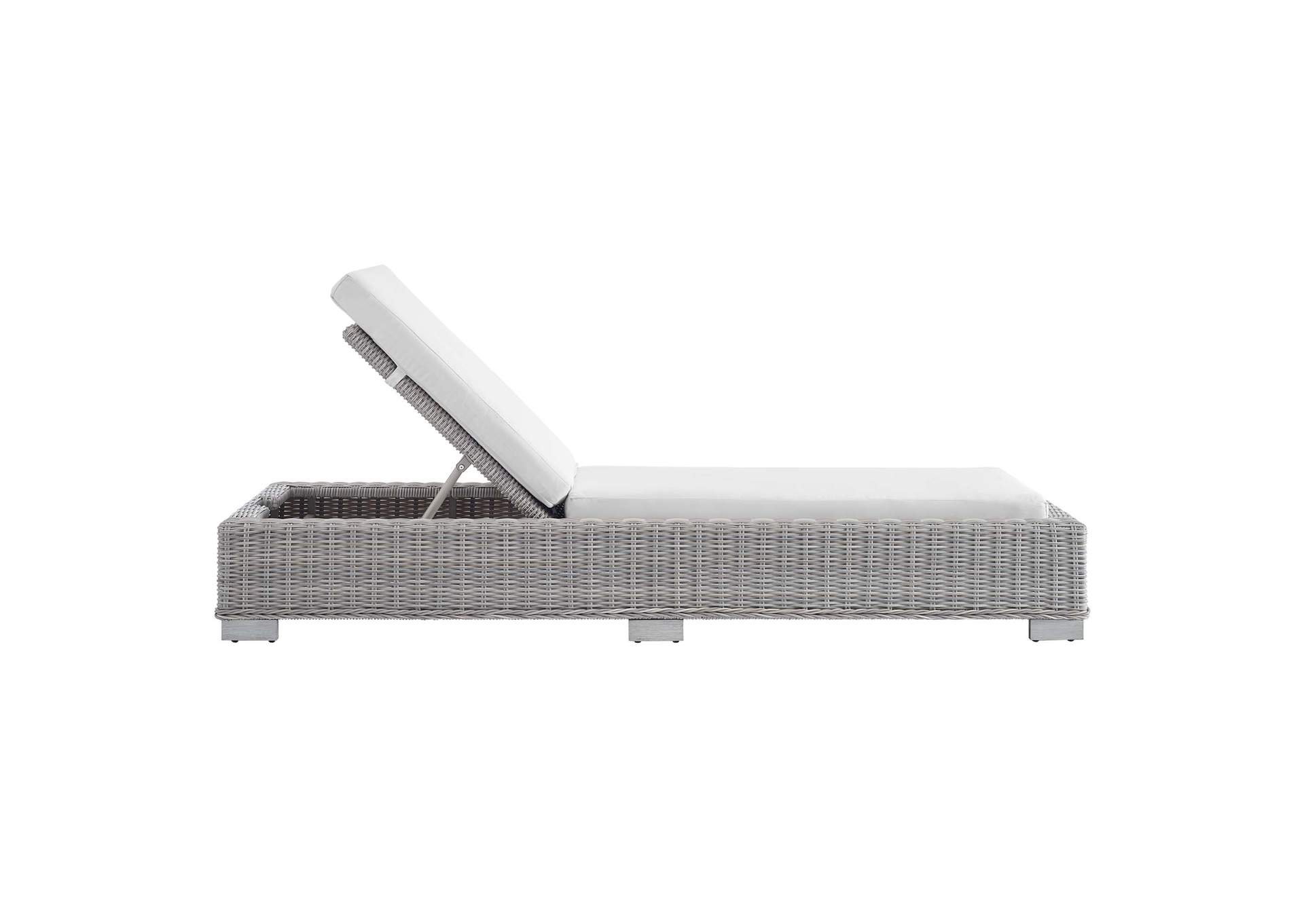 Light Gray White Conway Sunbrella,Modway