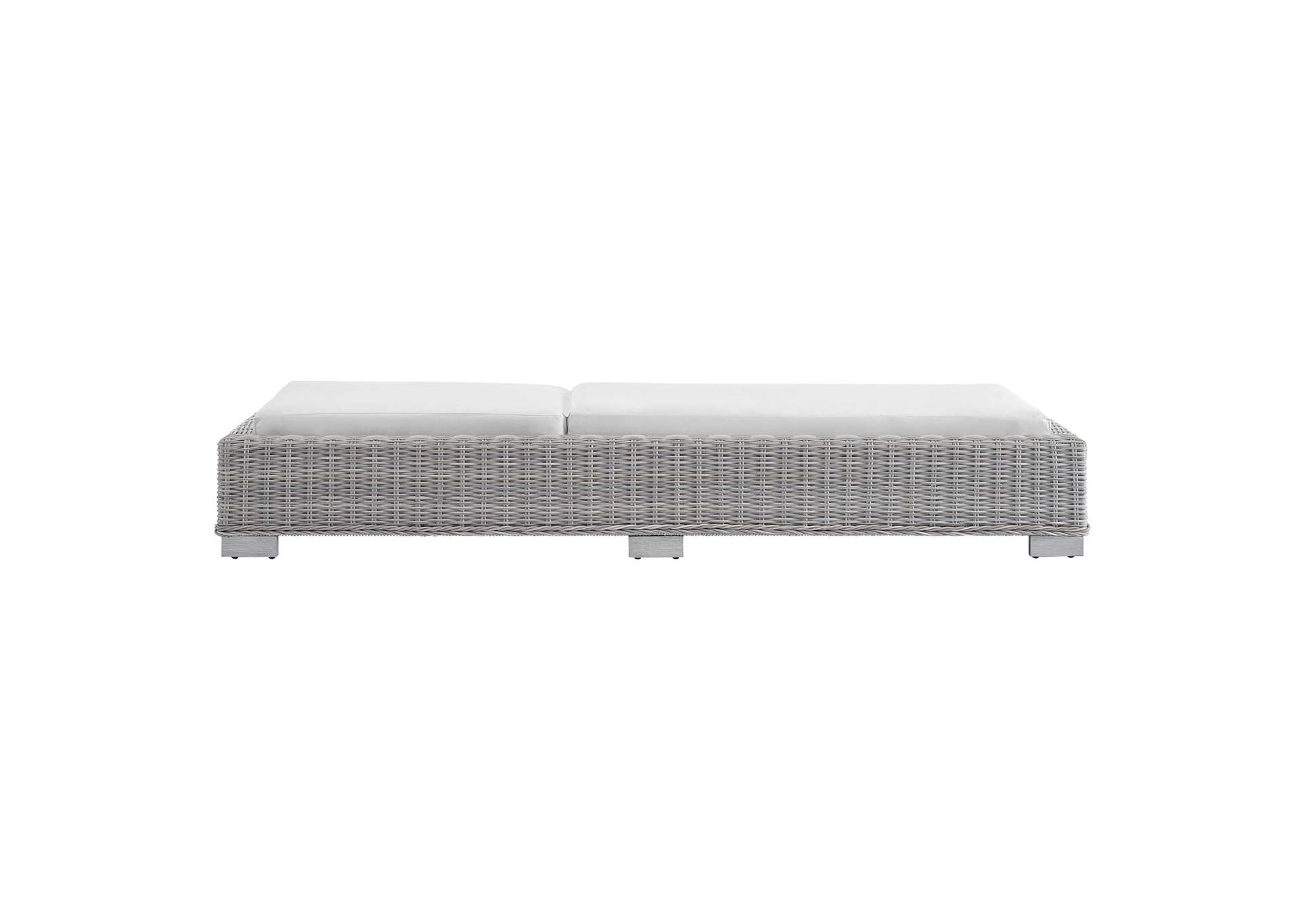 Light Gray White Conway Sunbrella,Modway