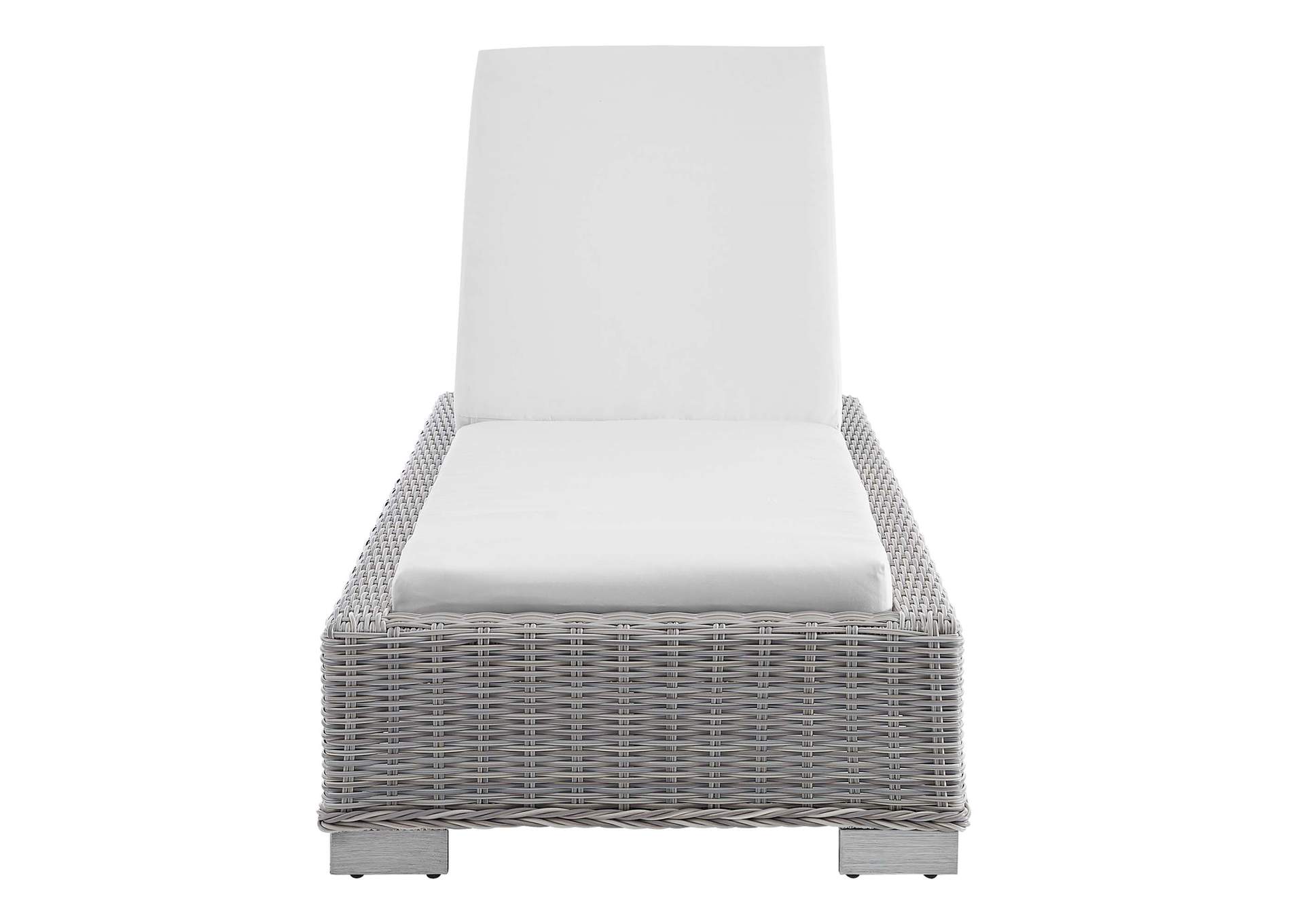 Light Gray White Conway Sunbrella,Modway