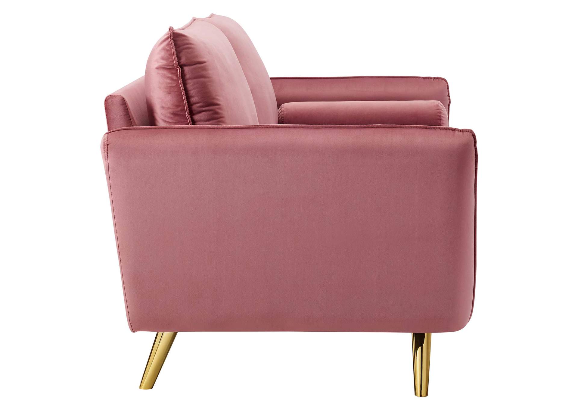 Dusty Rose Revive Performance Velvet Sofa,Modway