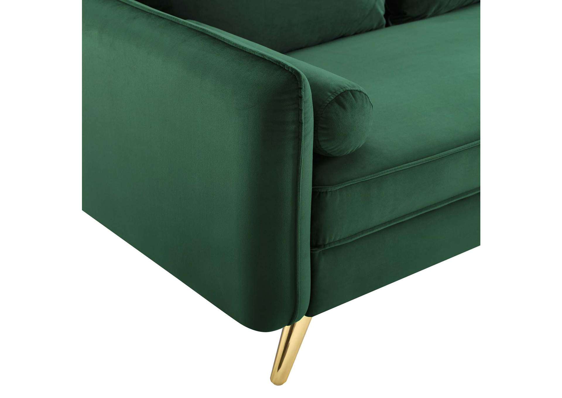 Emerald Revive Performance Velvet Sofa,Modway