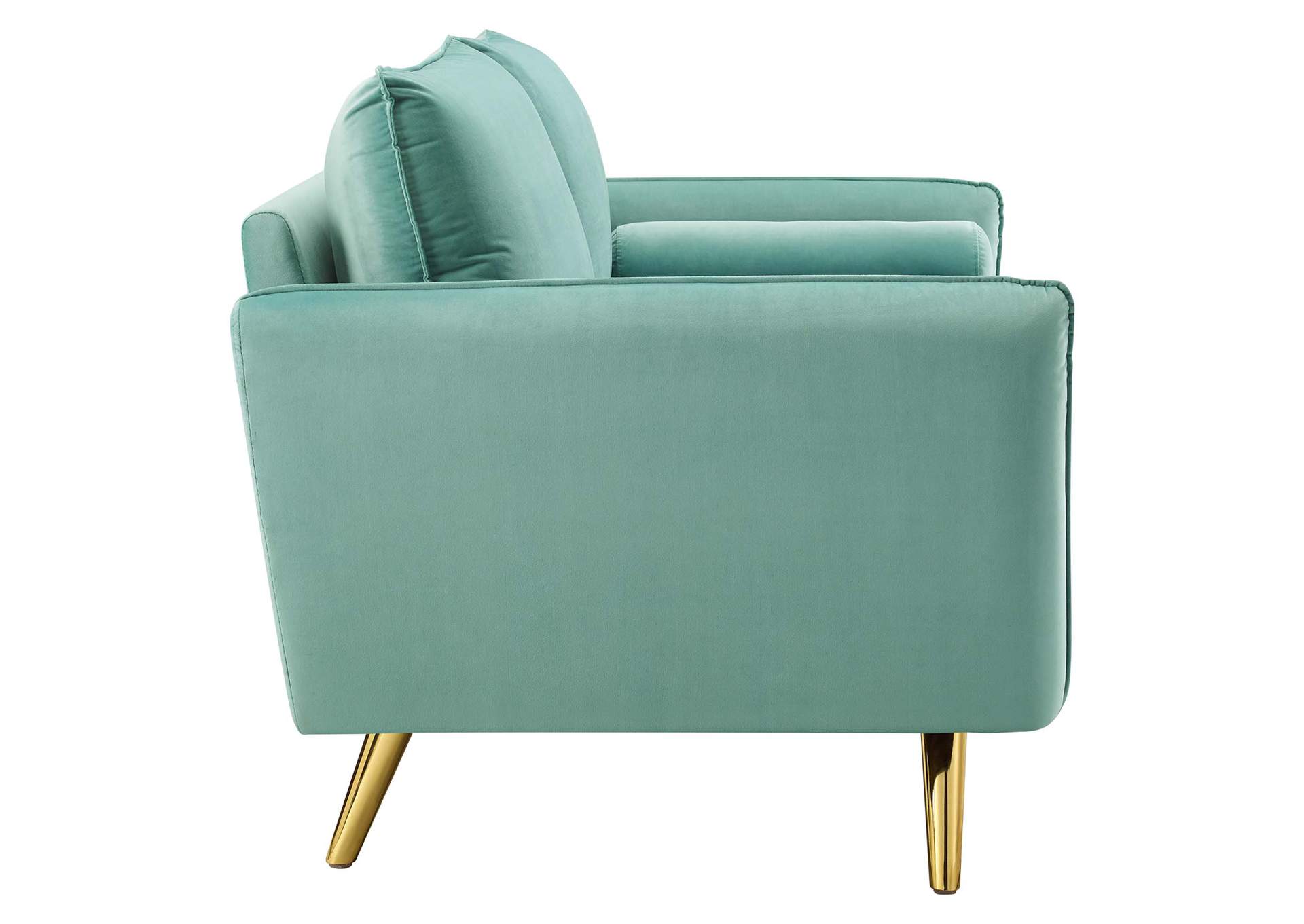 Mint Revive Performance Velvet Sofa,Modway