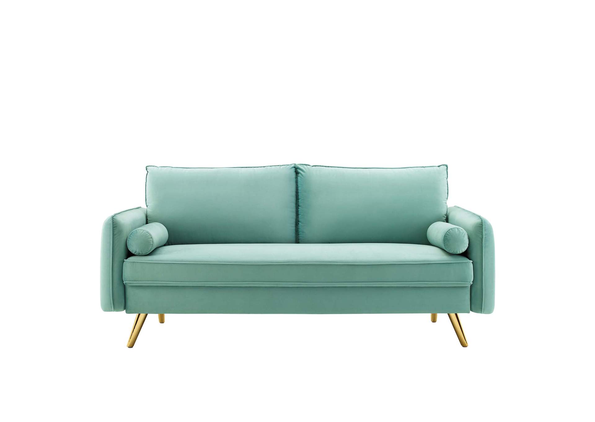 Mint Revive Performance Velvet Sofa,Modway