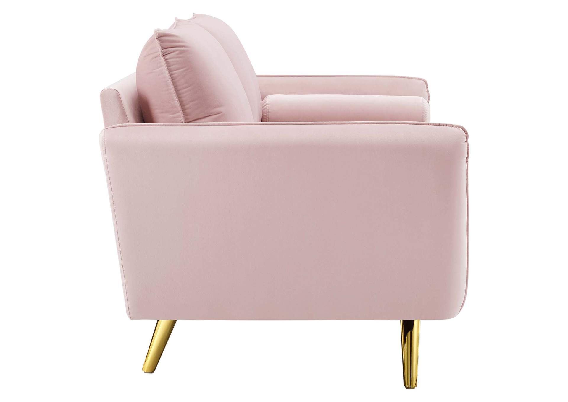 Pink Revive Performance Velvet Sofa,Modway