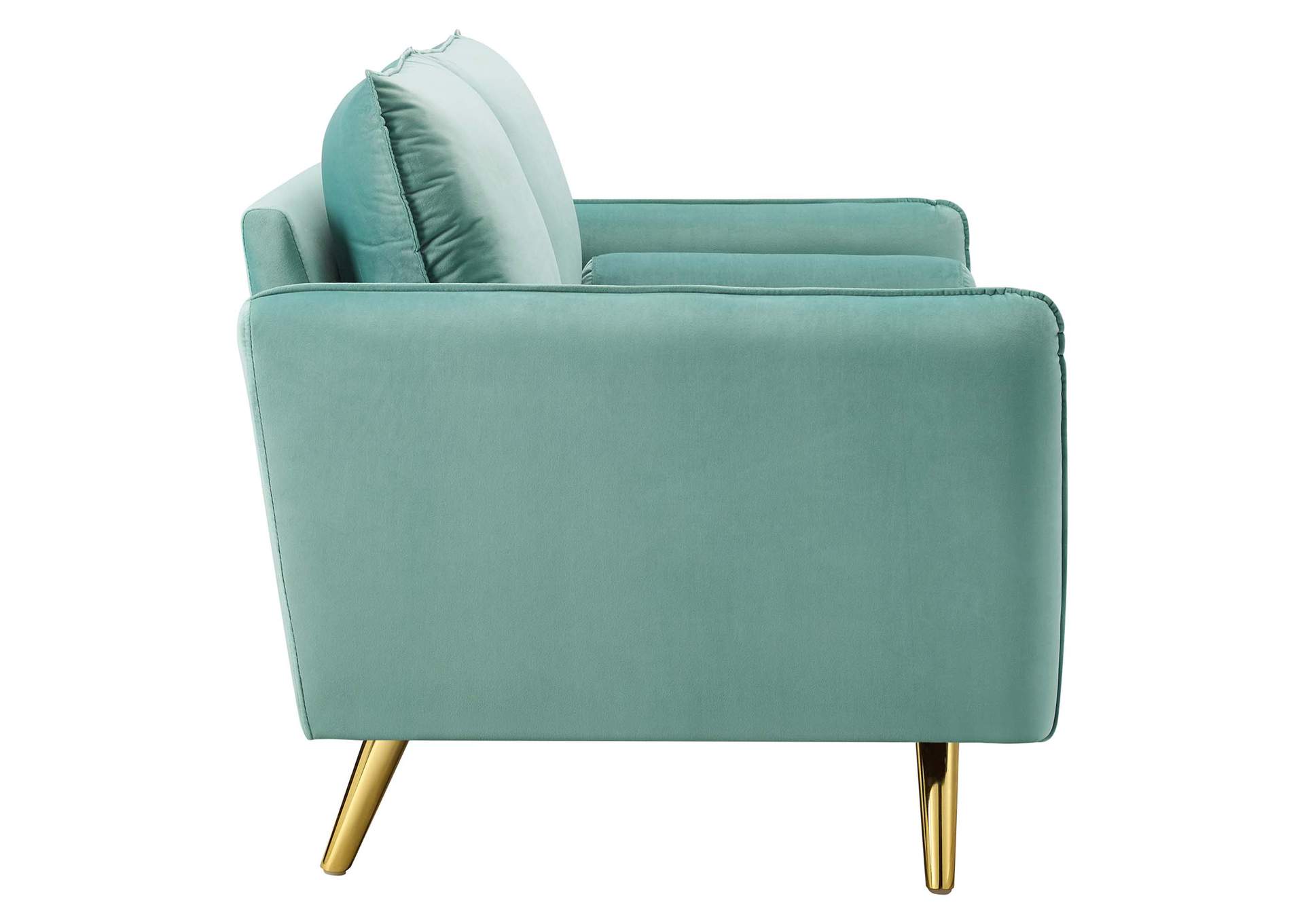 Mint Revive Performance Velvet Loveseat,Modway
