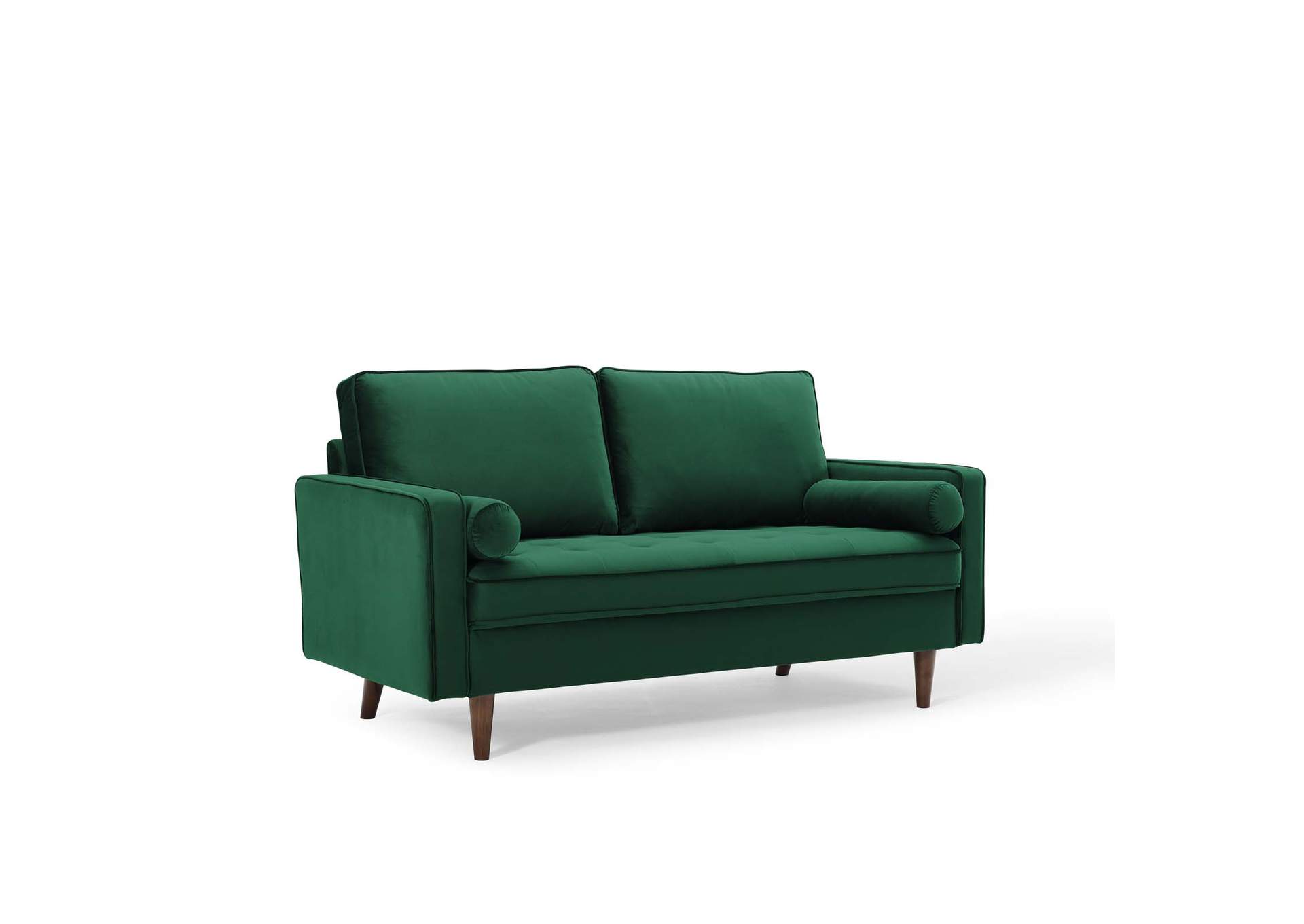 Green Valour Performance Velvet Loveseat,Modway