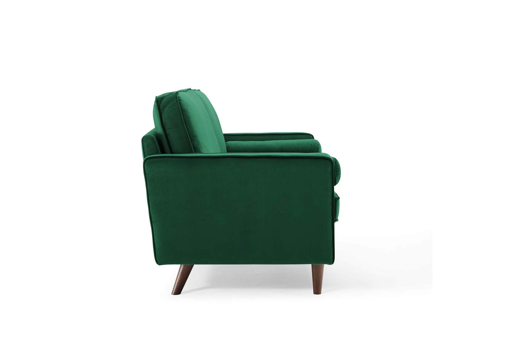 Green Valour Performance Velvet Loveseat,Modway
