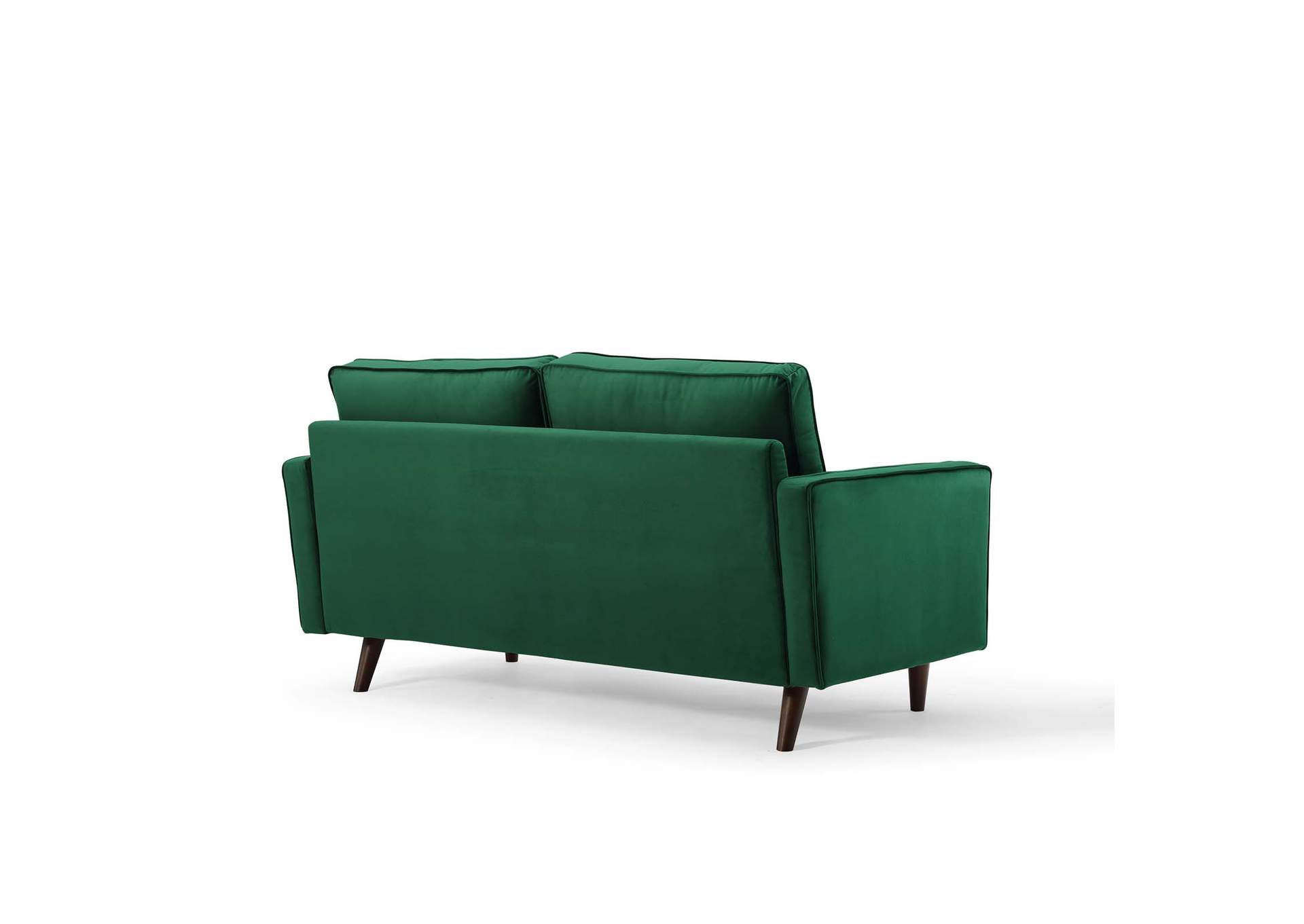Green Valour Performance Velvet Loveseat,Modway