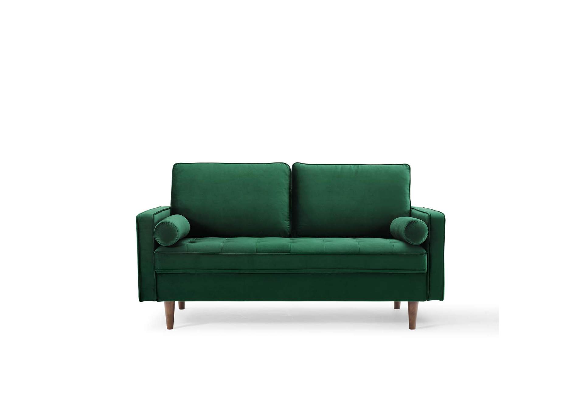 Green Valour Performance Velvet Loveseat,Modway
