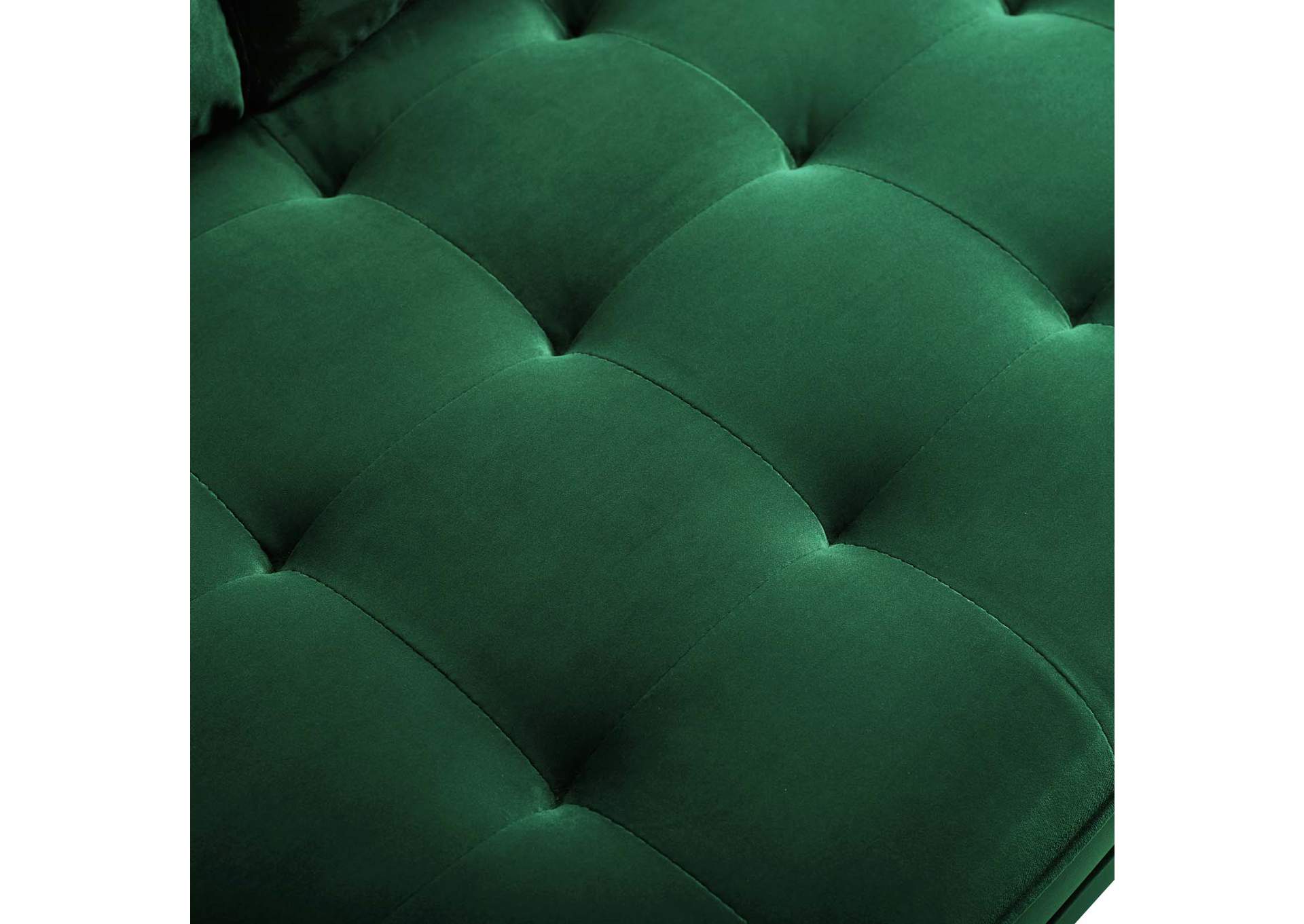 Green Valour Performance Velvet Loveseat,Modway
