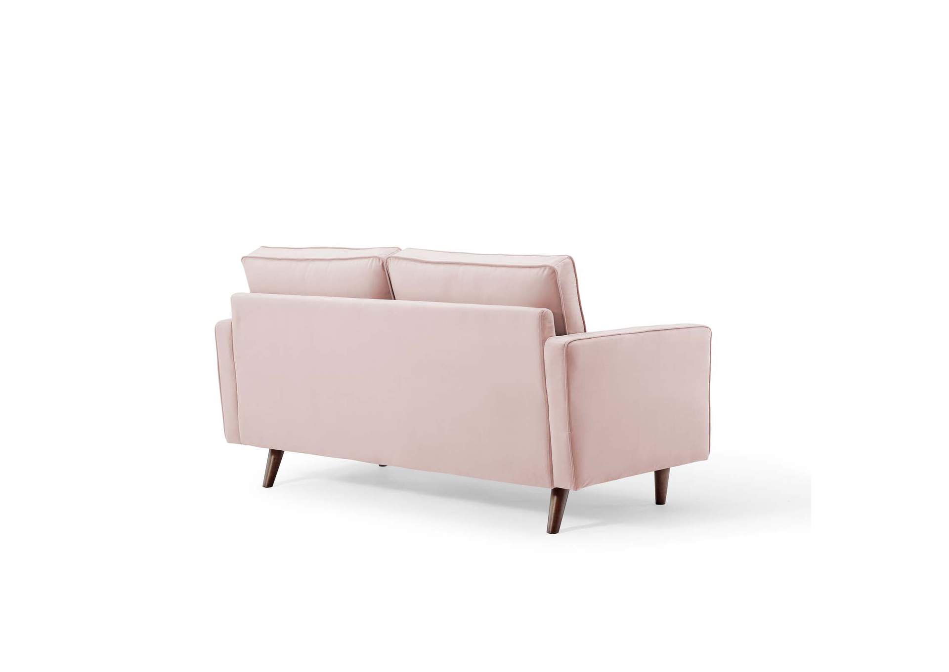 Pink Valour Performance Velvet Loveseat,Modway