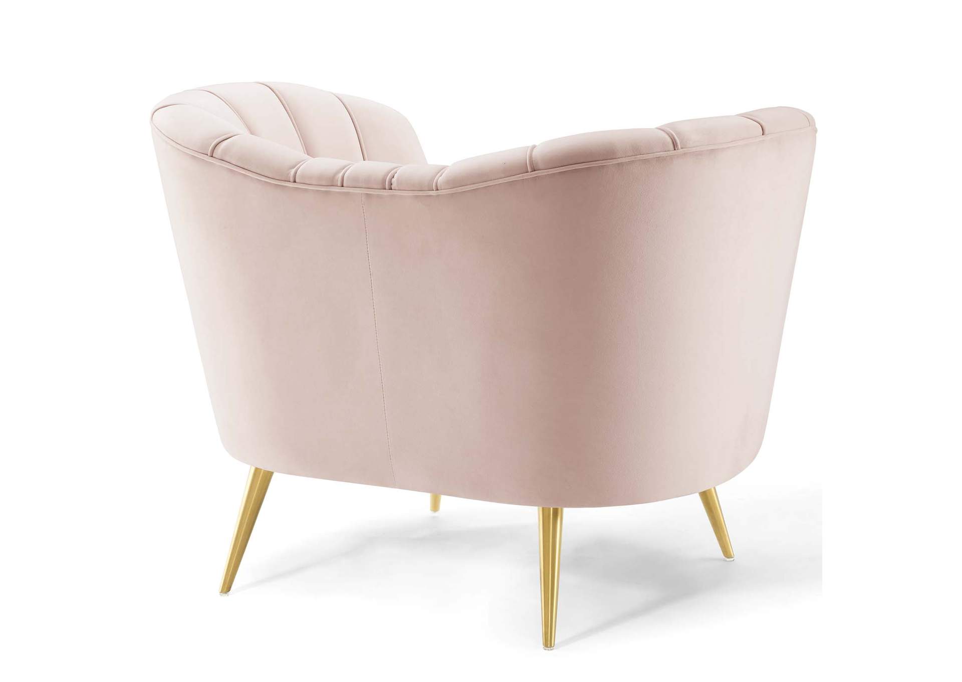 Pink Opportunity Performance Velvet Arm Chair [Set of 2],Modway