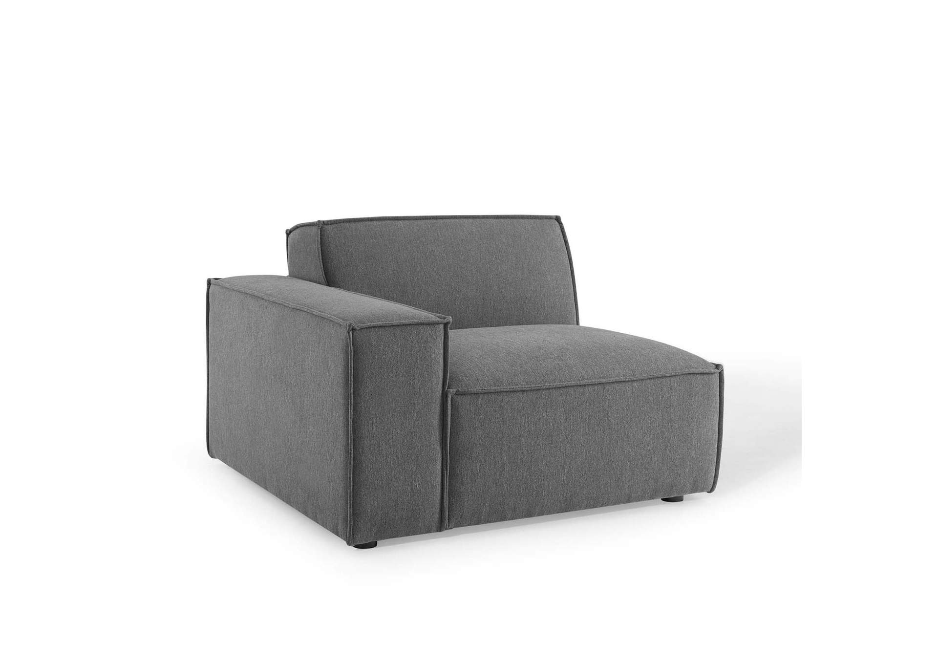 Charcoal Restore 4-Piece Sectional Sofa,Modway