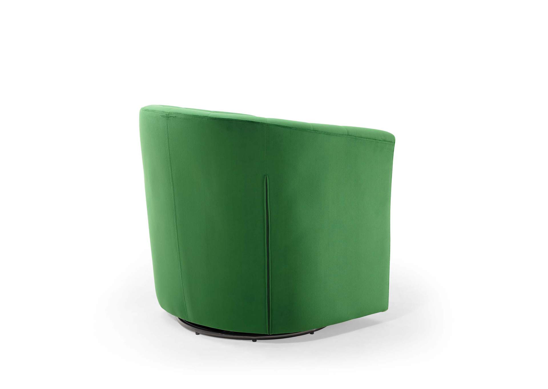 Emerald Prospect Tufted Performance Velvet Swivel Arm Chair,Modway