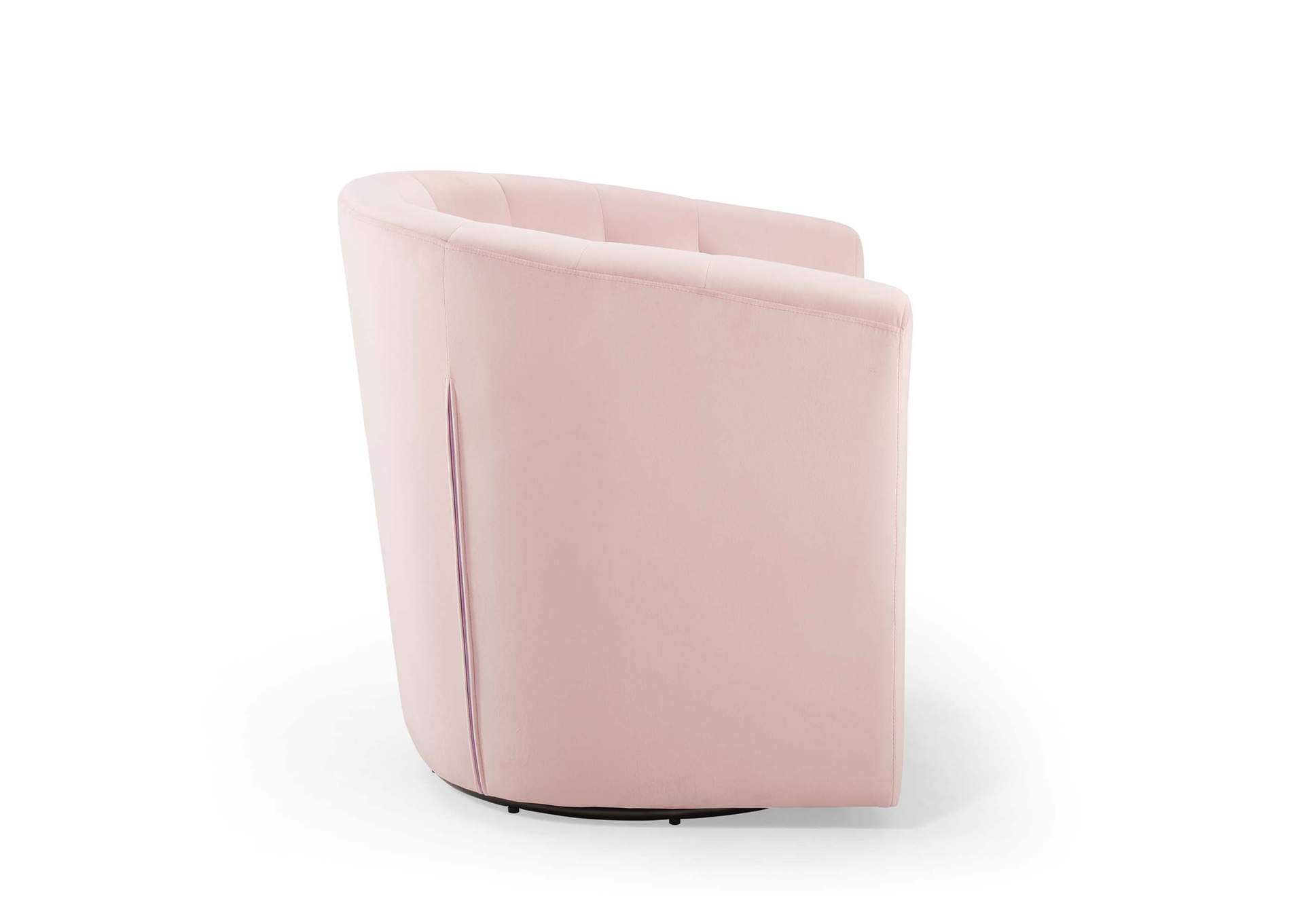 Pink Prospect Tufted Performance Velvet Swivel Arm Chair,Modway