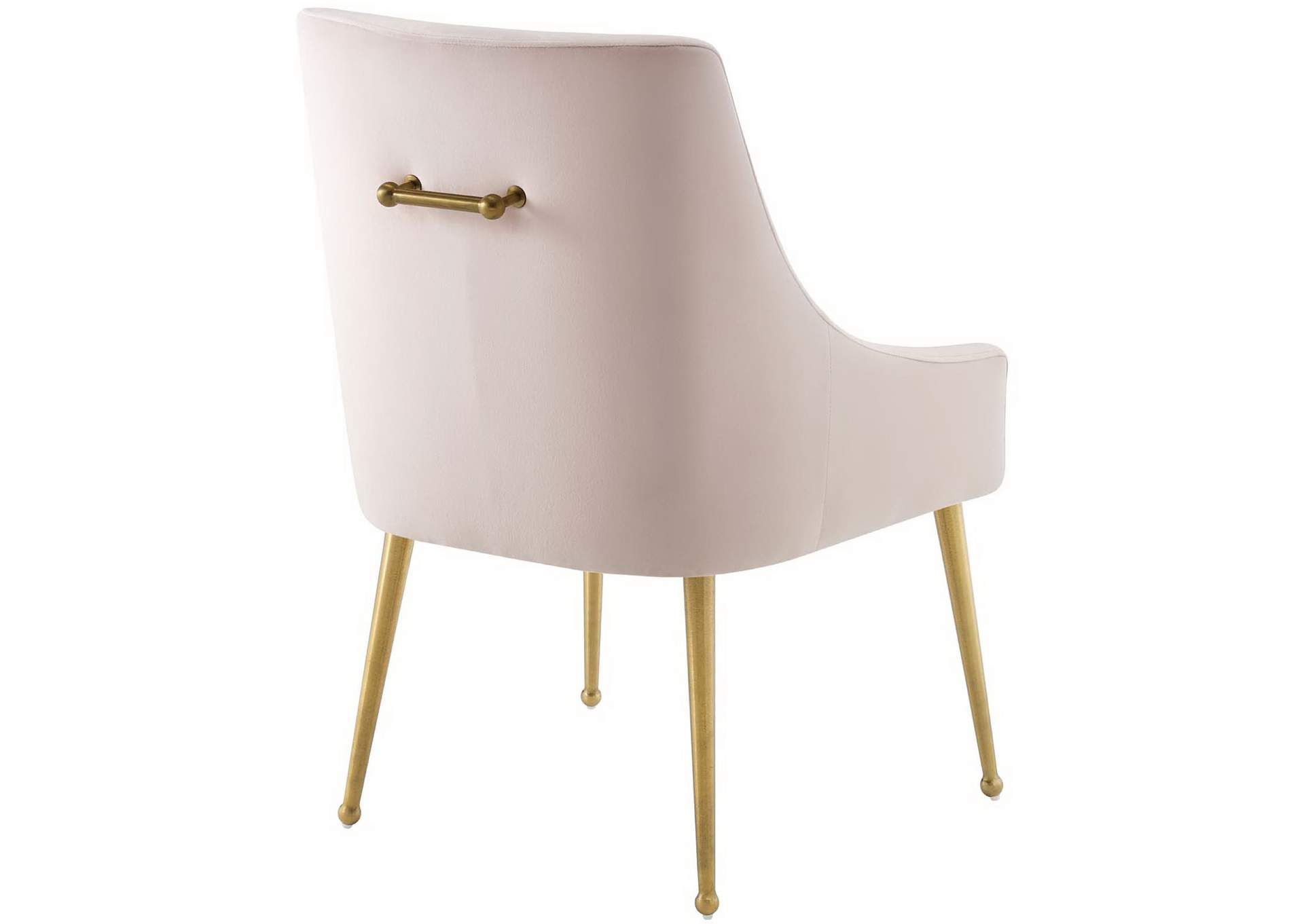 Pink Discern Upholstered Performance Velvet Dining Chair [Set of 2],Modway