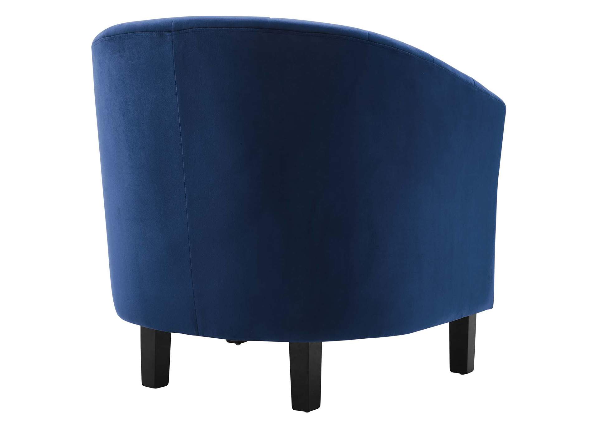 Navy Prospect Channel Tufted Performance Velvet Arm Chair [Set of 2],Modway