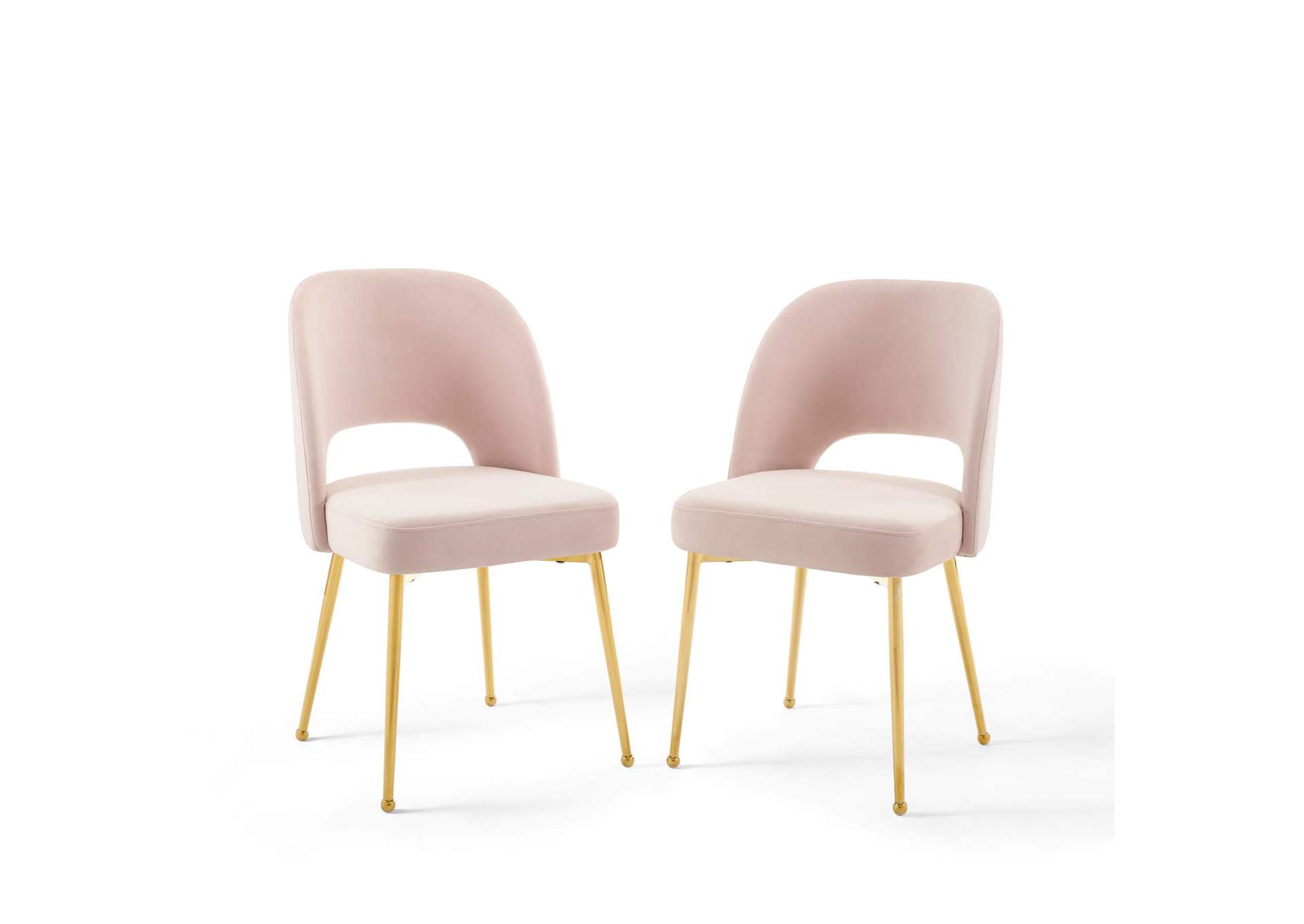 Pink Rouse Dining Room Side Chair [Set of 2],Modway